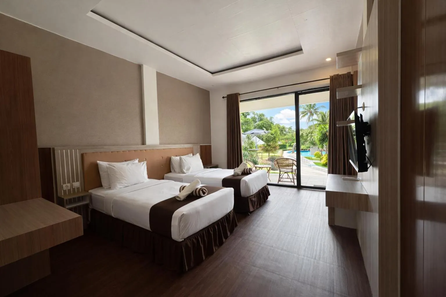 Bedroom, Bed in Nirvana Hotel Resort Tetebatu