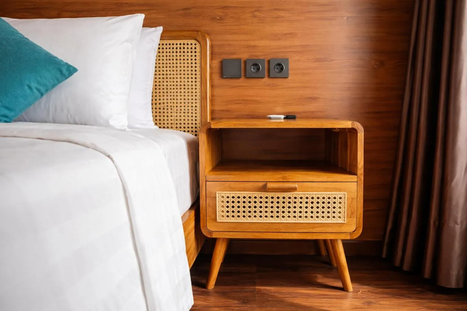 furniture, Bed in Nirvana Hotel Resort Tetebatu