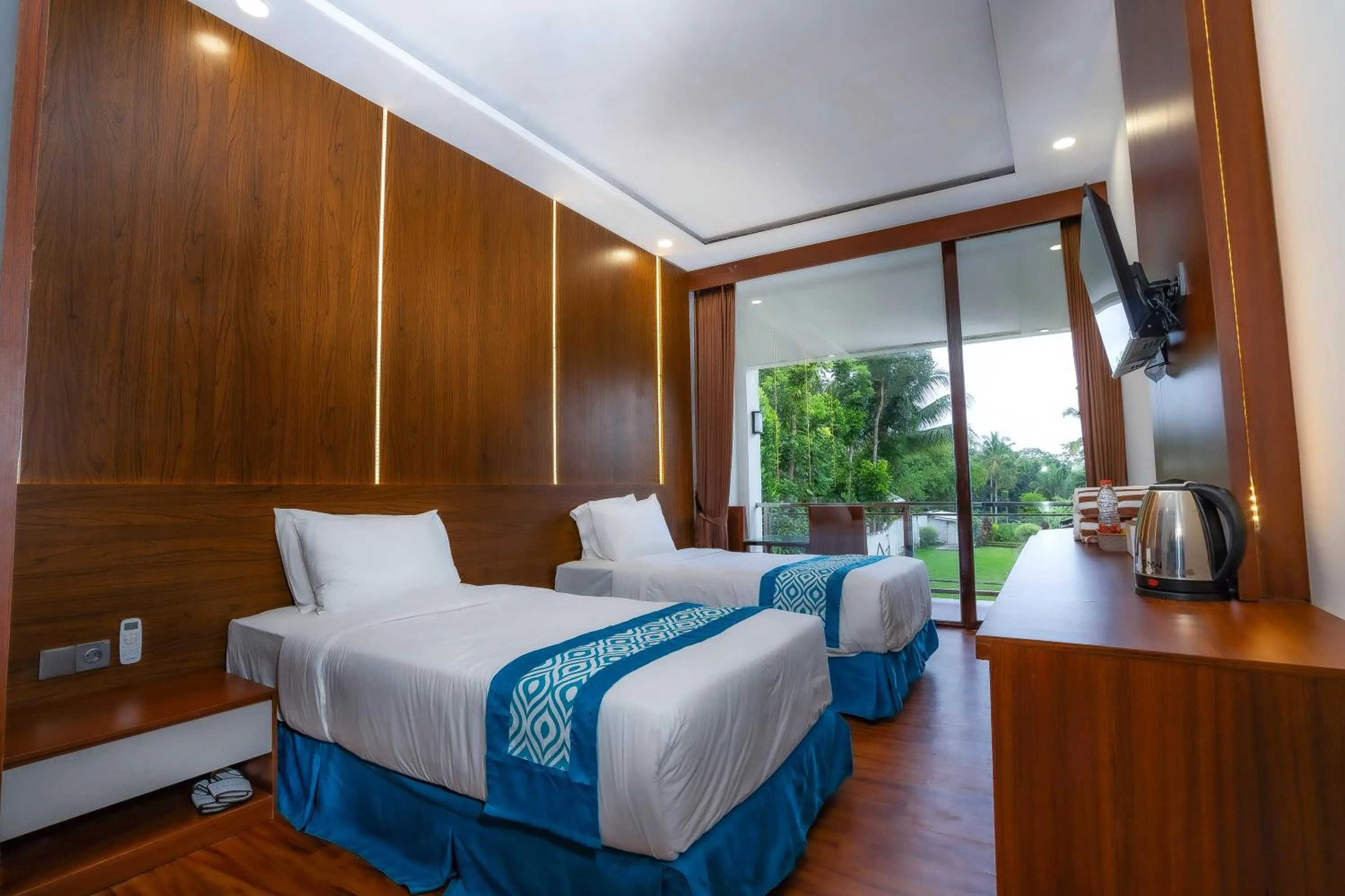 Photo of the whole room, Bed in Nirvana Hotel Resort Tetebatu