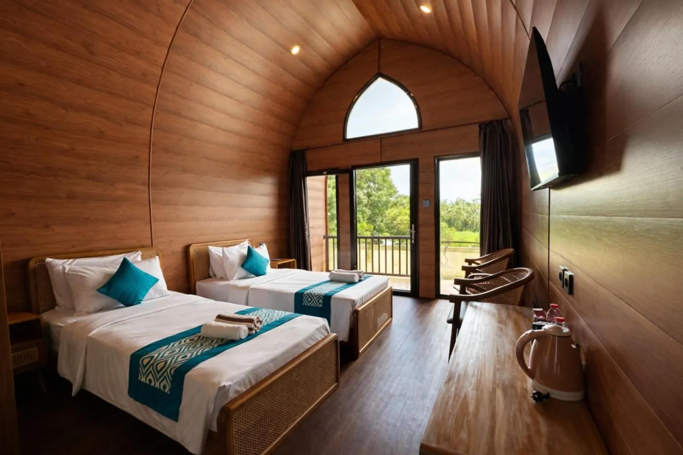 Bedroom, Bed in Nirvana Hotel Resort Tetebatu