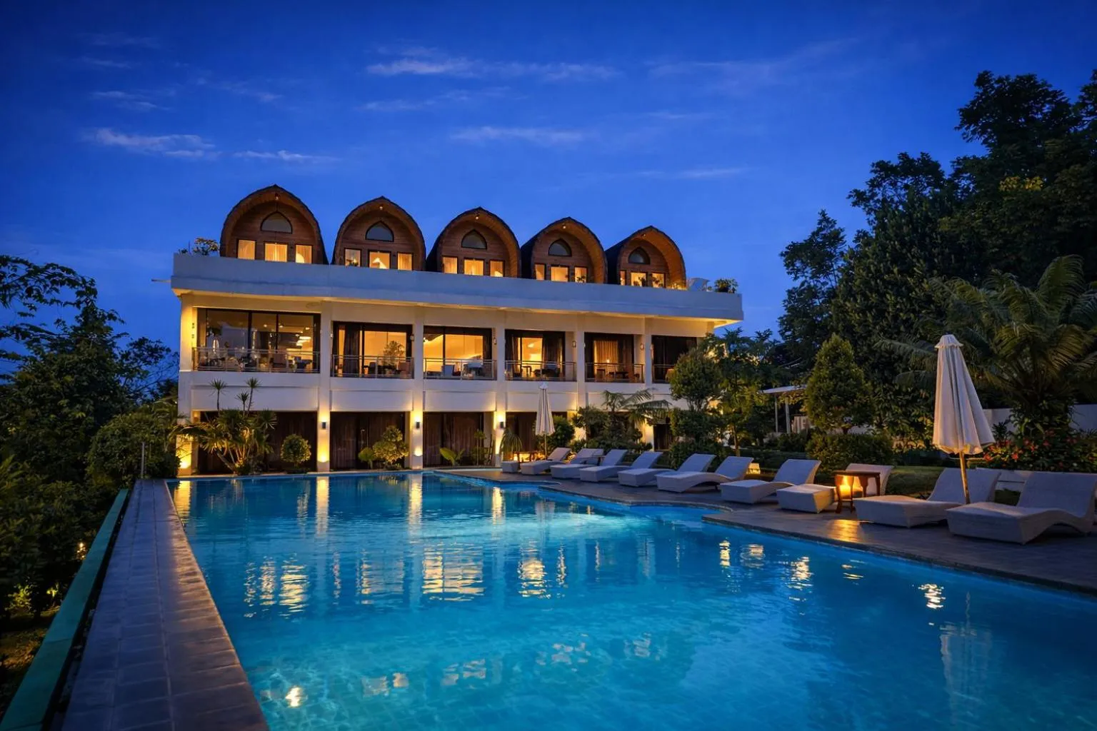 Property building in Nirvana Hotel Resort Tetebatu