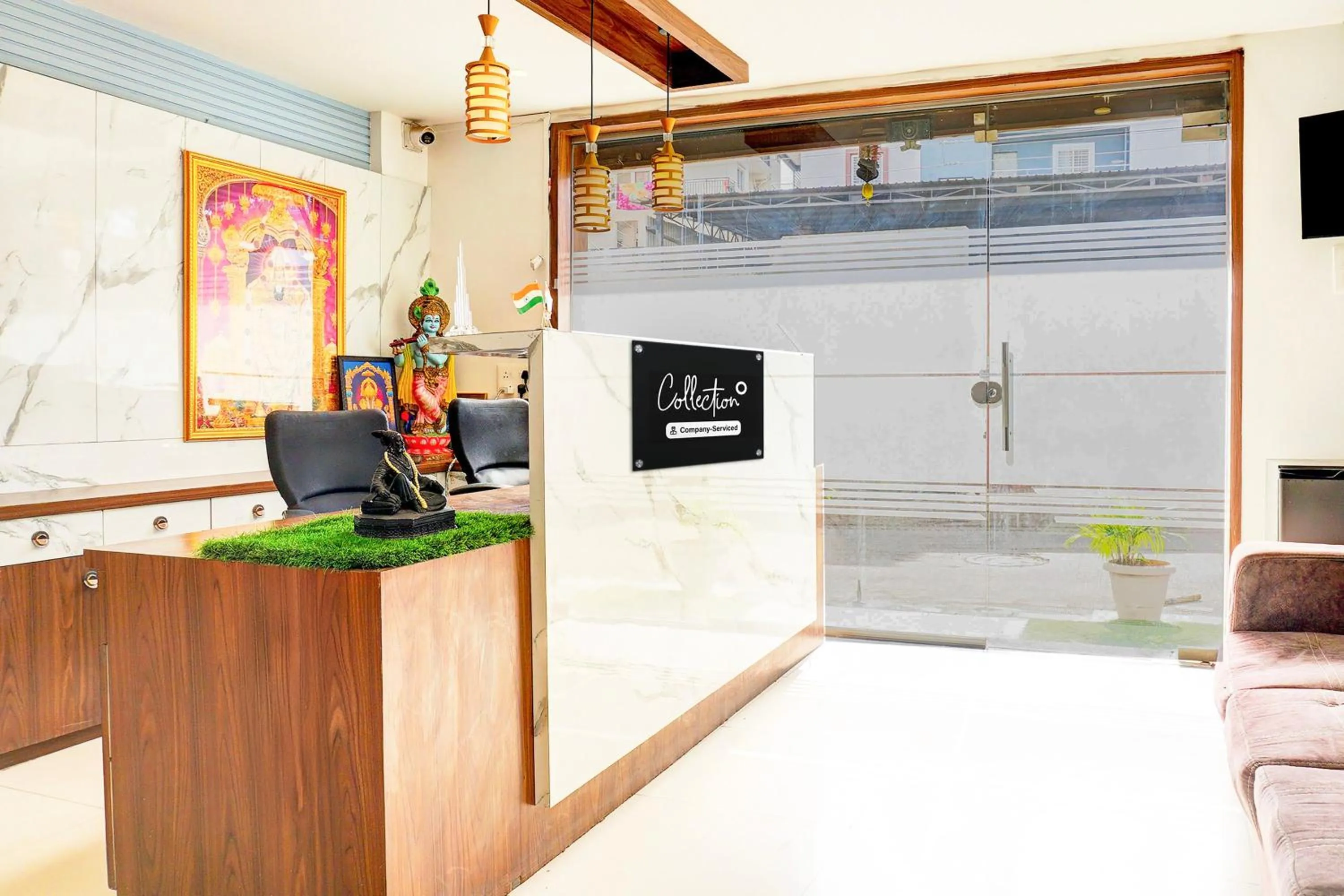 Lobby or reception in Super Collection O Ubale Nagar