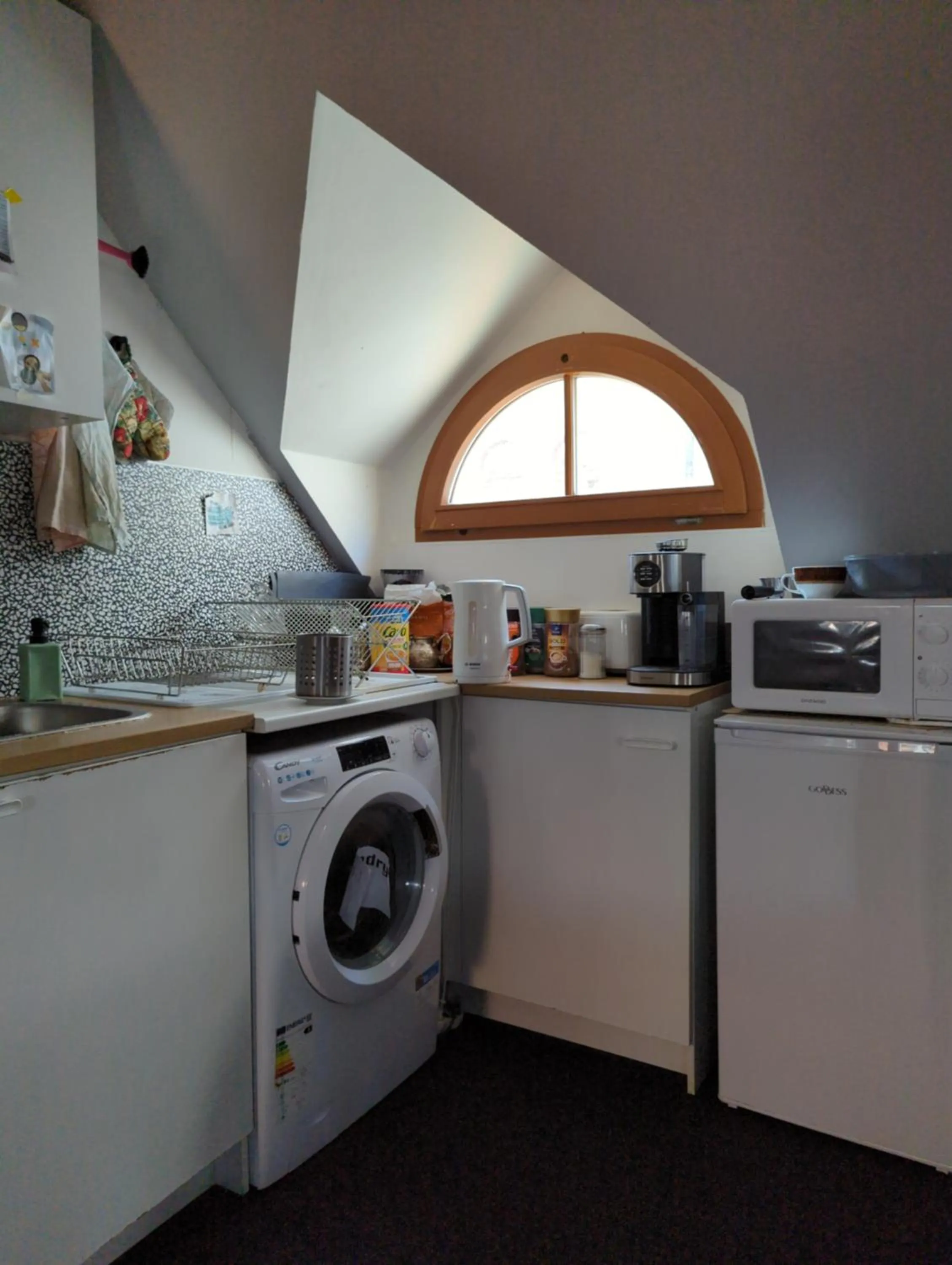 Kitchen or kitchenette in Hostel John Galt