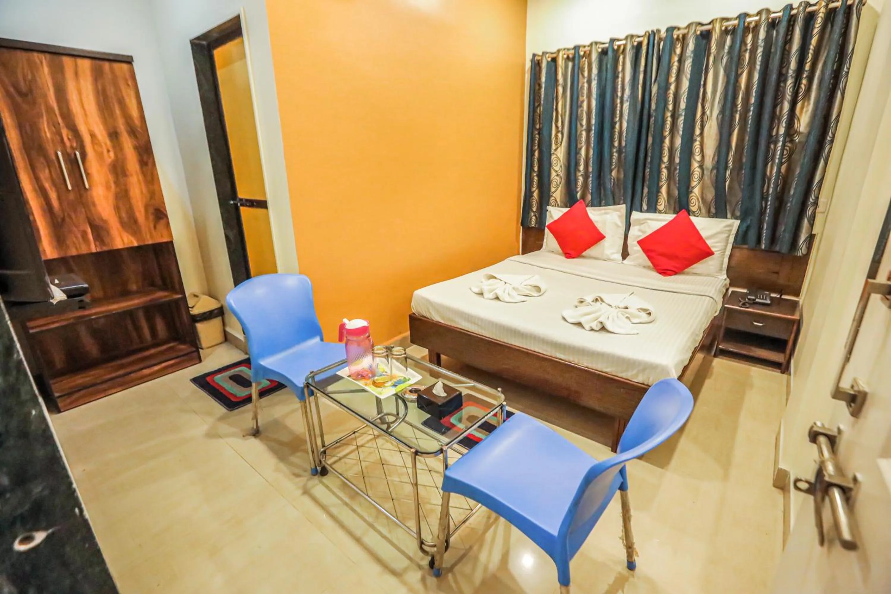 Photo of the whole room, Bed in Hotel Sai Niwas