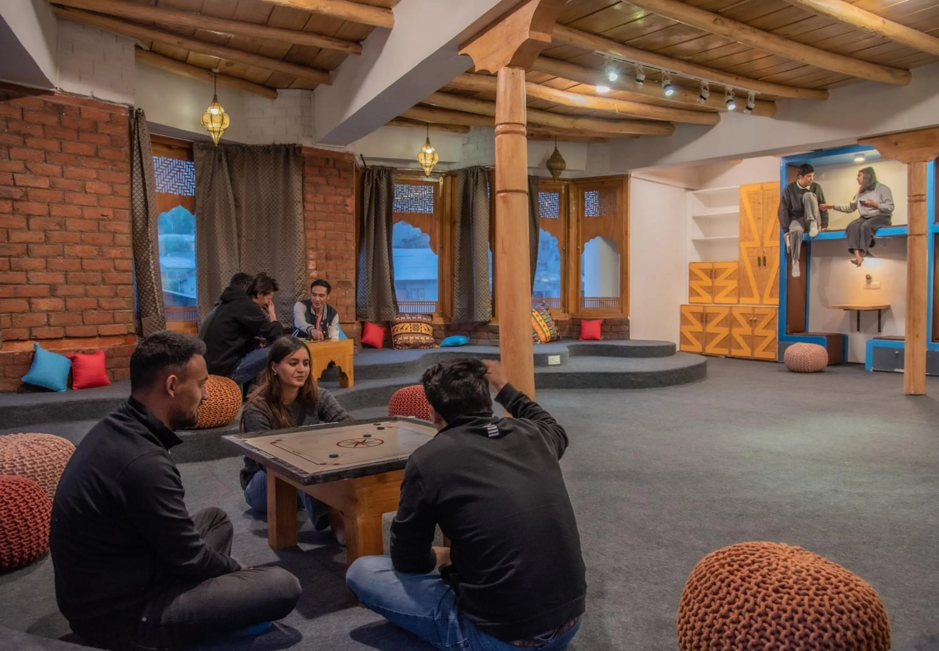 Communal lounge/ TV room in Black Sheep Bed & Breakfast