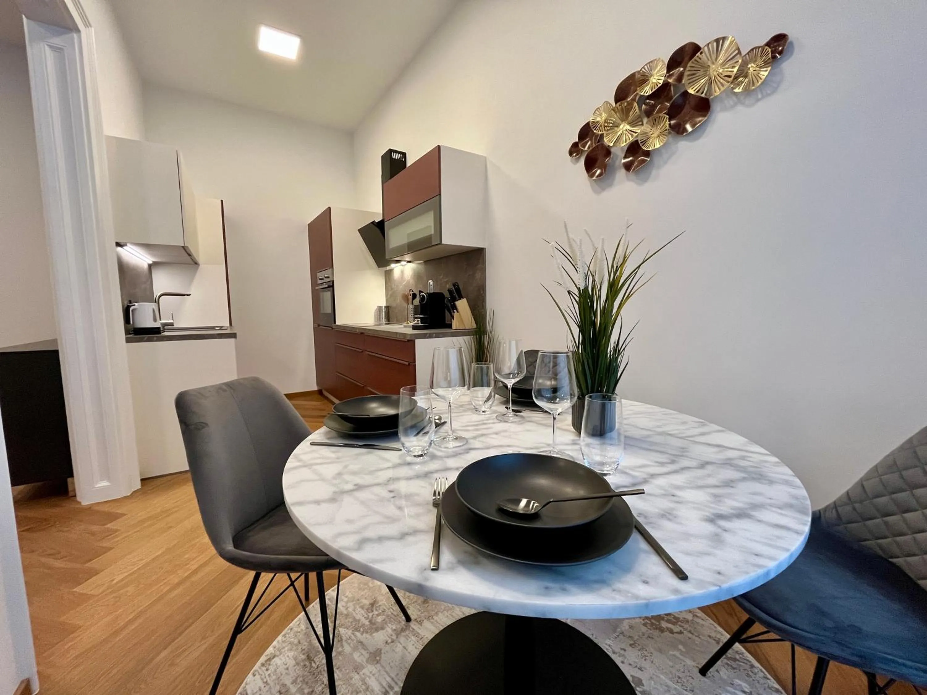 Kitchen or kitchenette in Street Living Hotel - Apartments