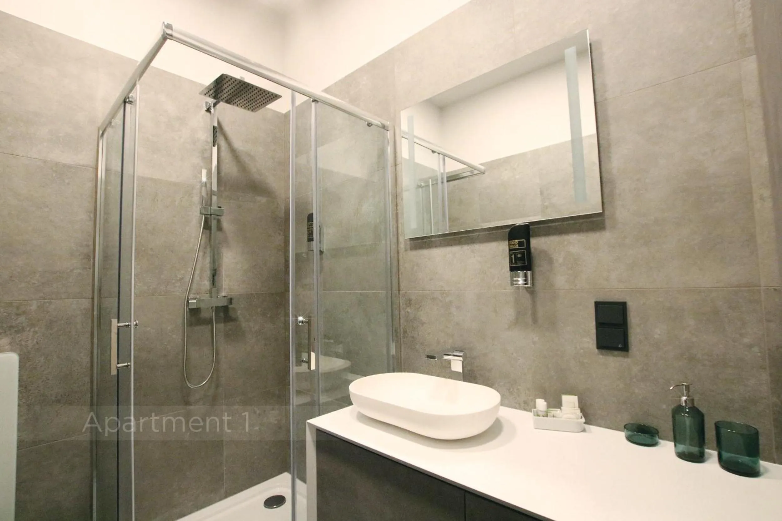 Bathroom in Street Living Hotel - Apartments