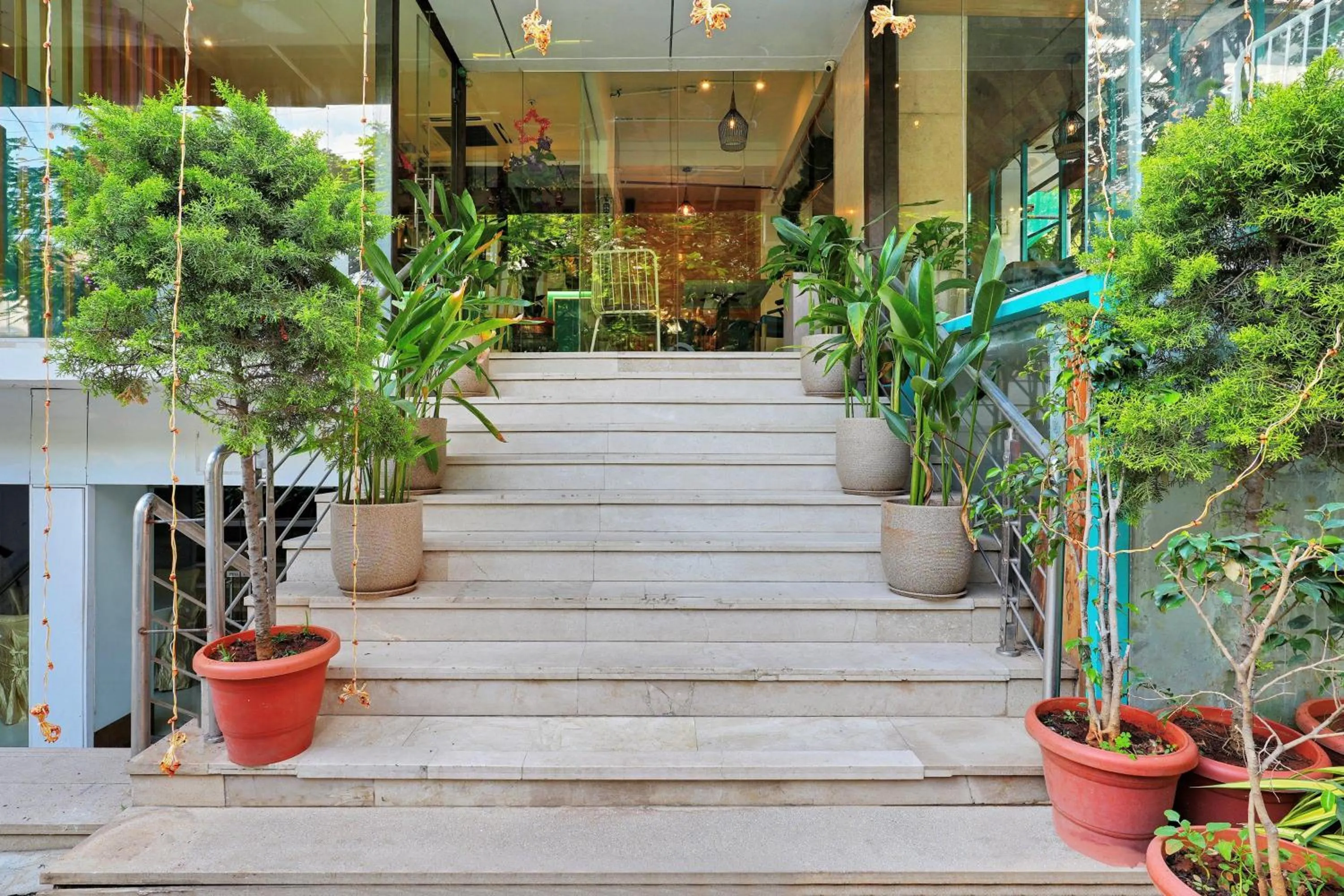 Facade/entrance in Treebo Jagadish Hotel, Jayanagar