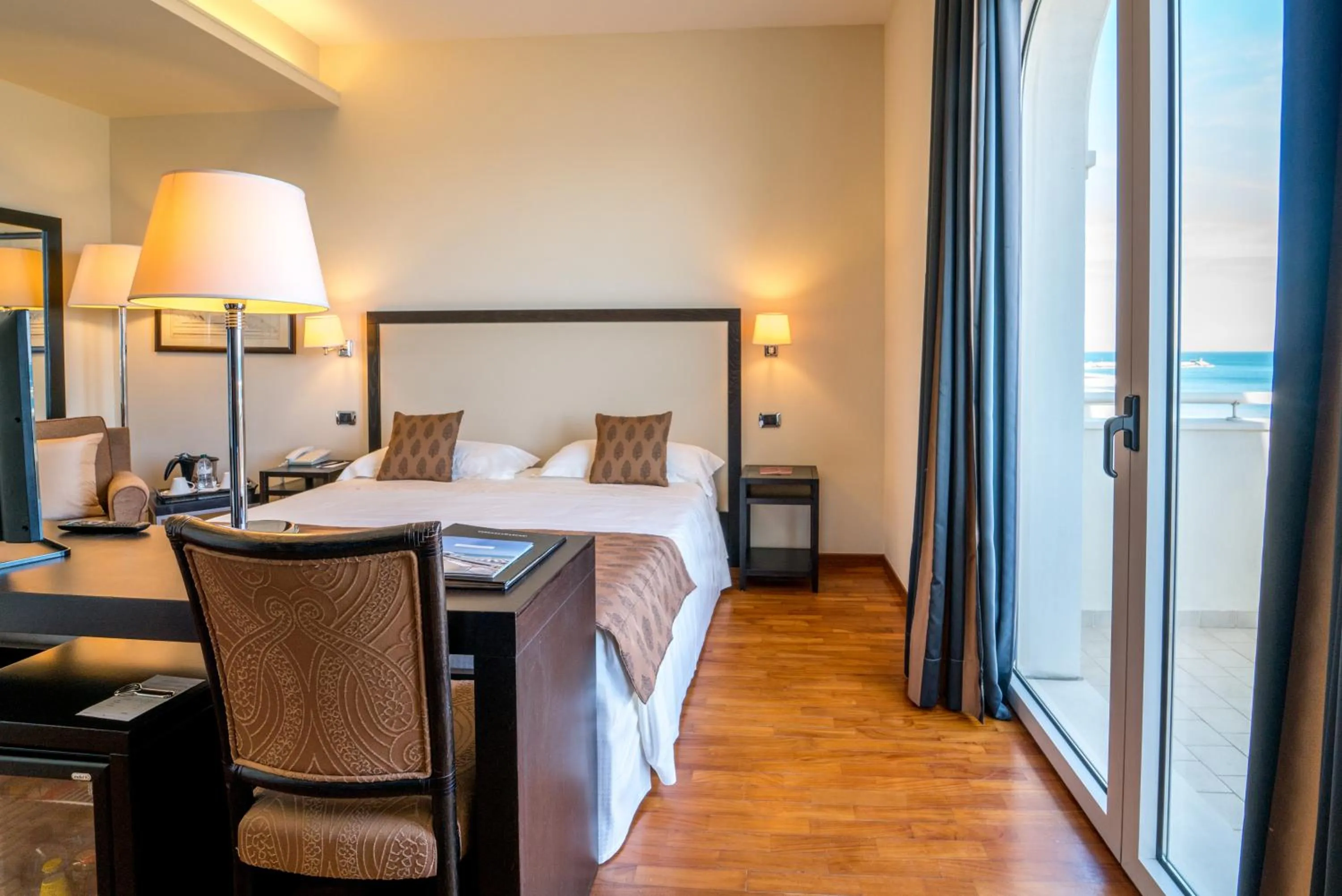 Bed in Terrazza Marconi Hotel&Spamarine