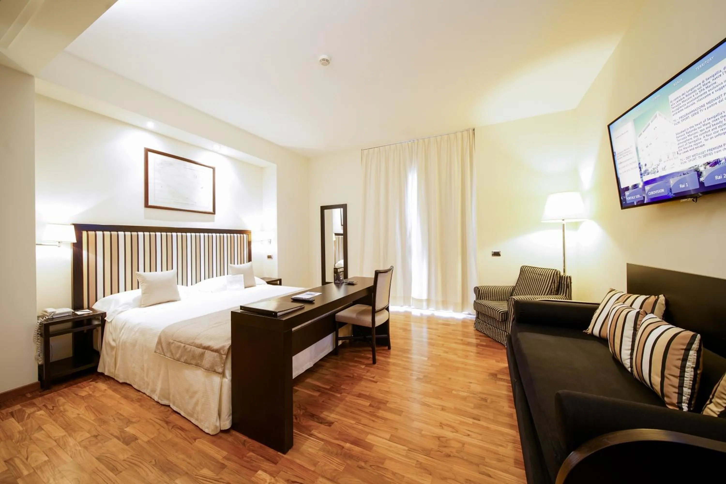 Bed in Terrazza Marconi Hotel&Spamarine