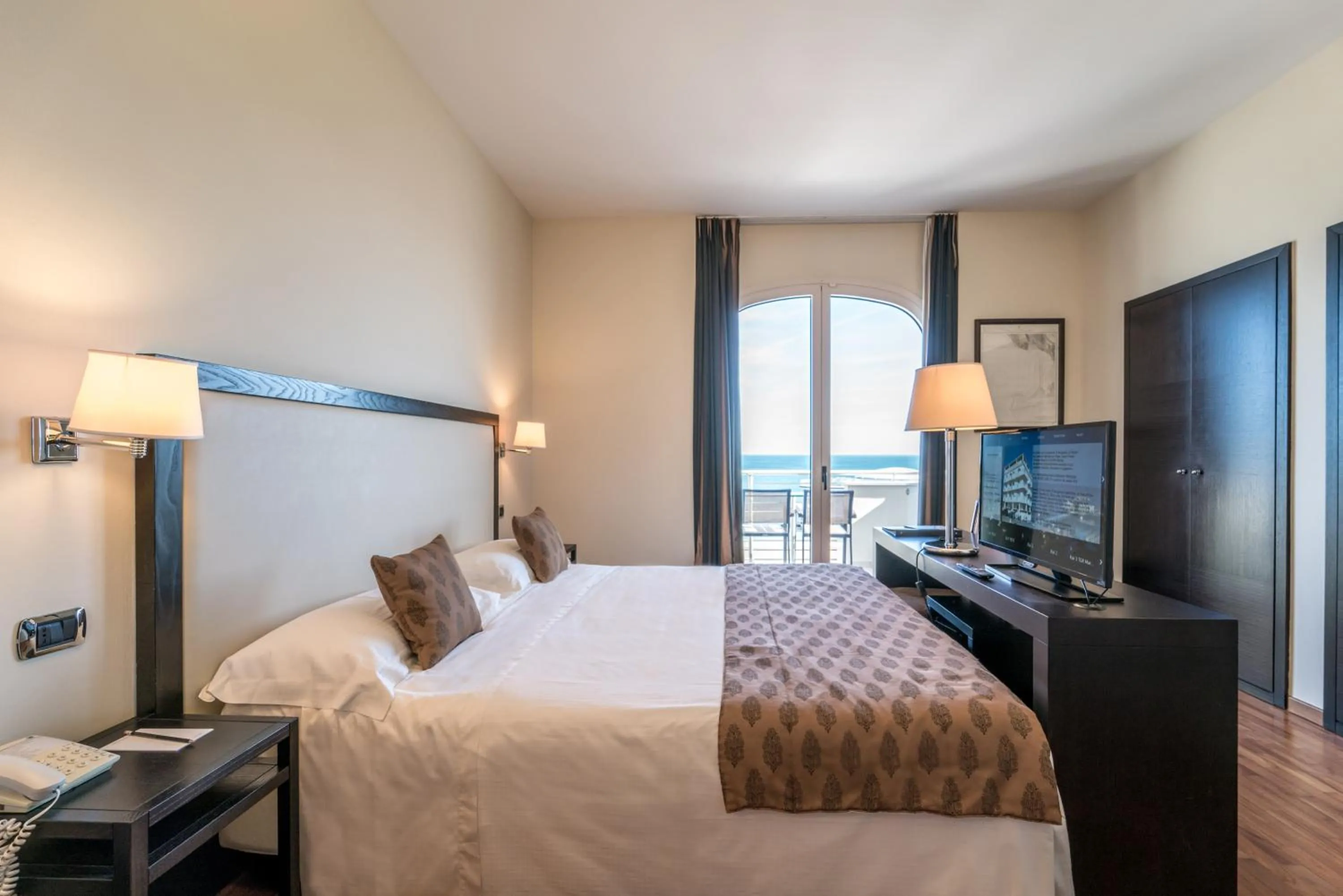 Bed in Terrazza Marconi Hotel&Spamarine