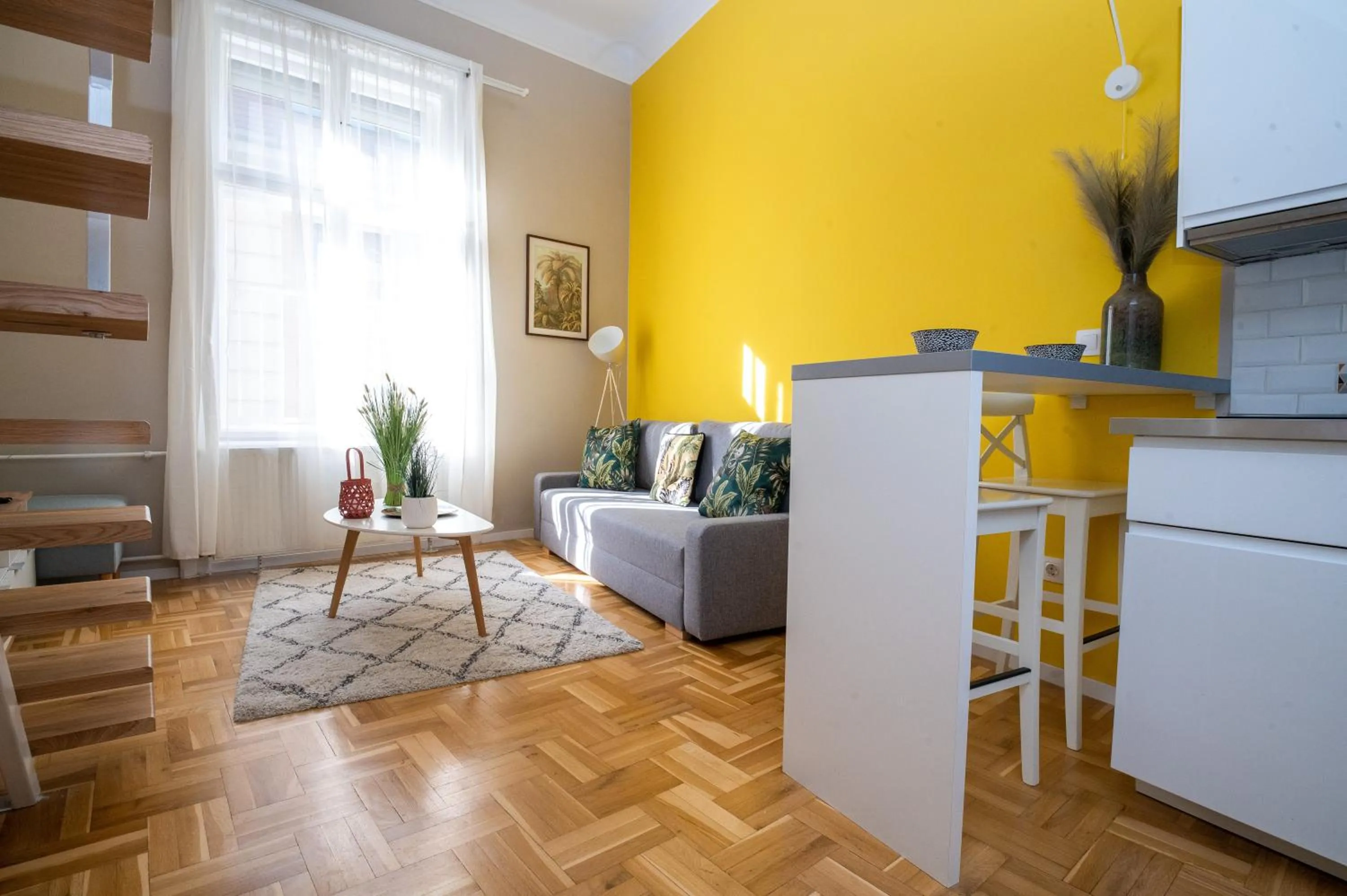 Kitchen or kitchenette in Palms Apartments Budapest