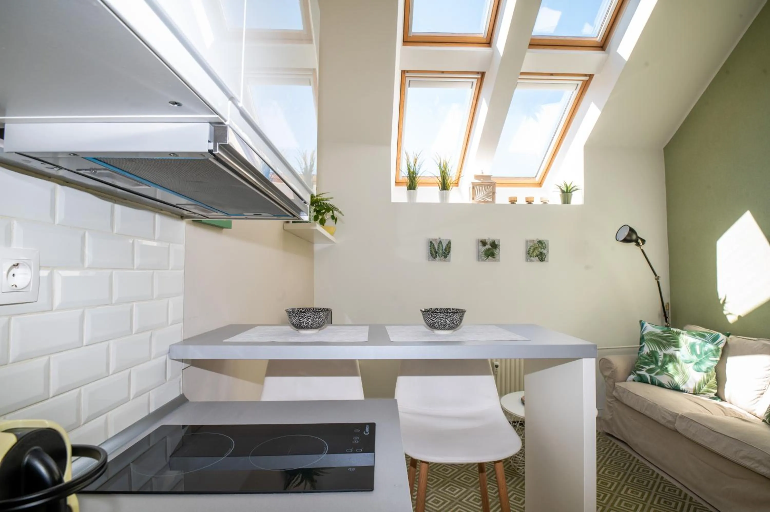 Kitchen or kitchenette in Palms Apartments Budapest