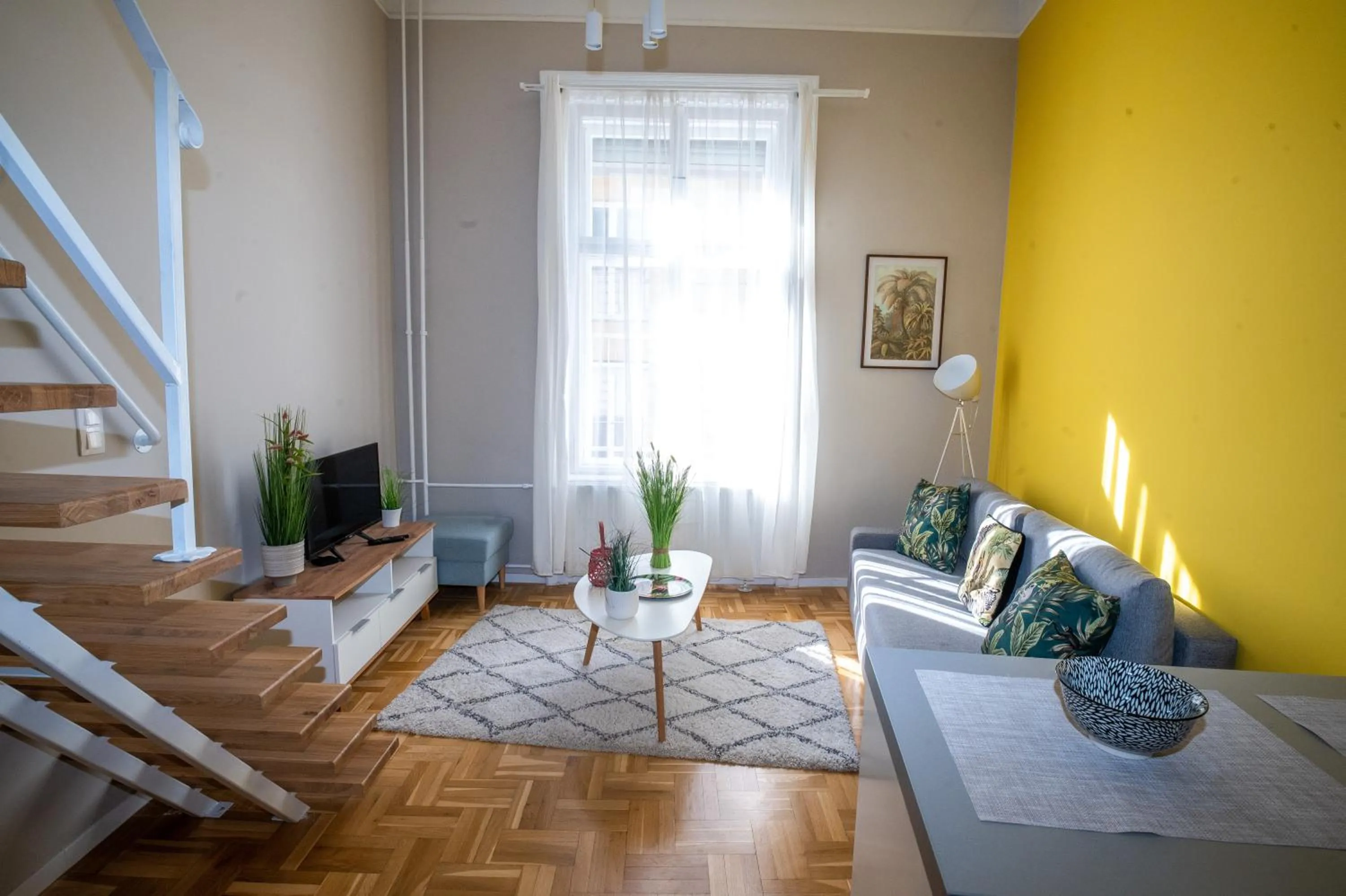 Living room in Palms Apartments Budapest