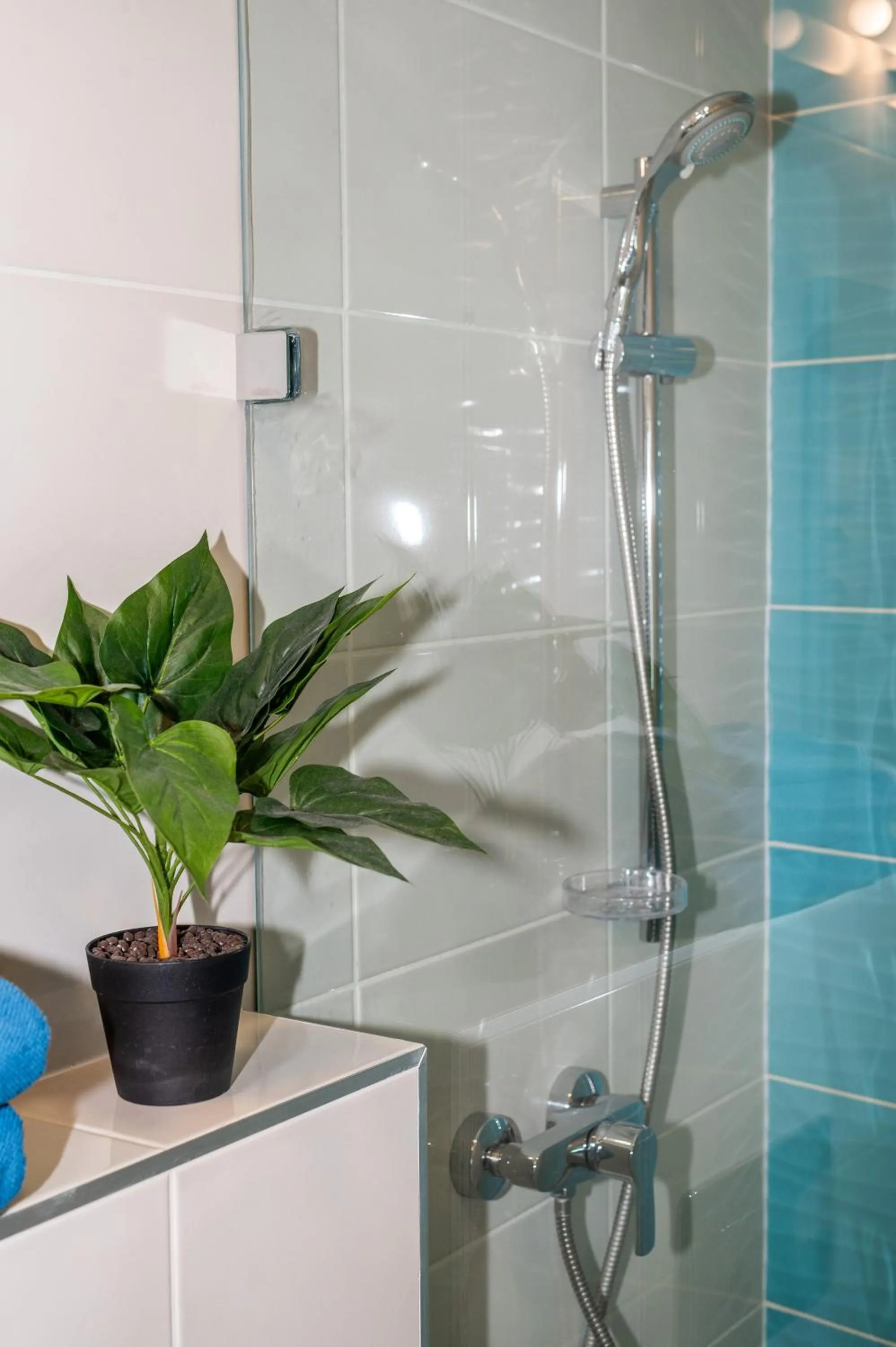 Bathroom in Palms Apartments Budapest