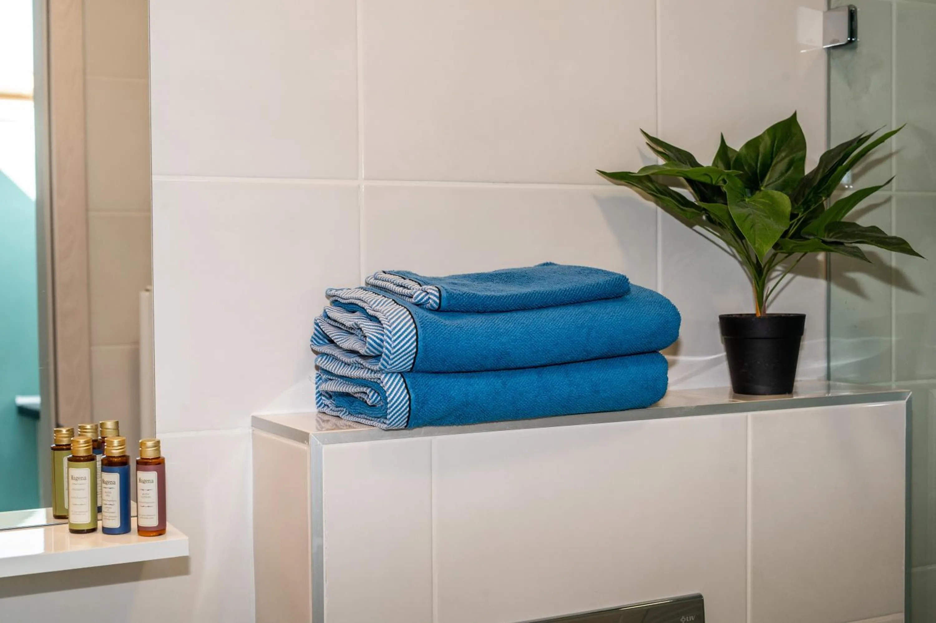 Bathroom in Palms Apartments Budapest