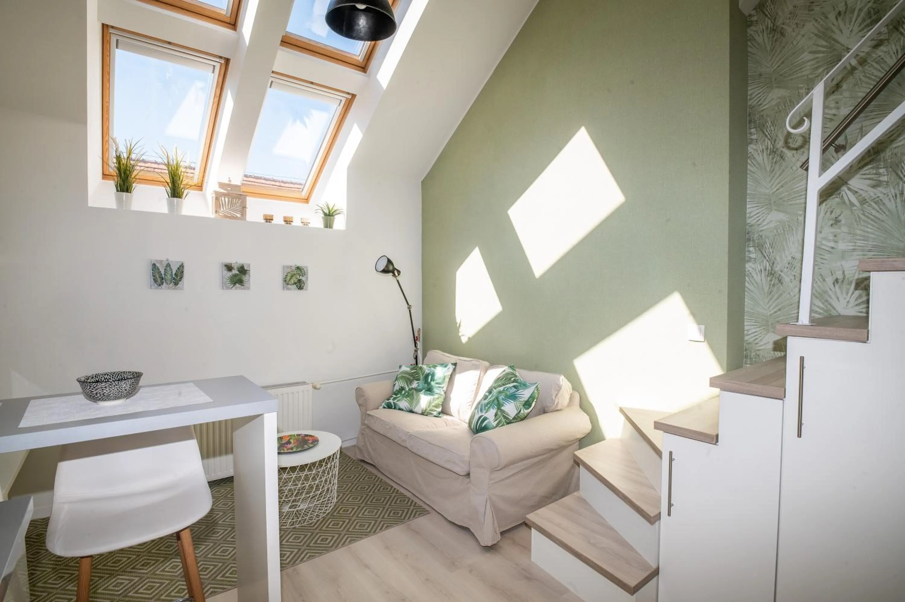 Living room in Palms Apartments Budapest