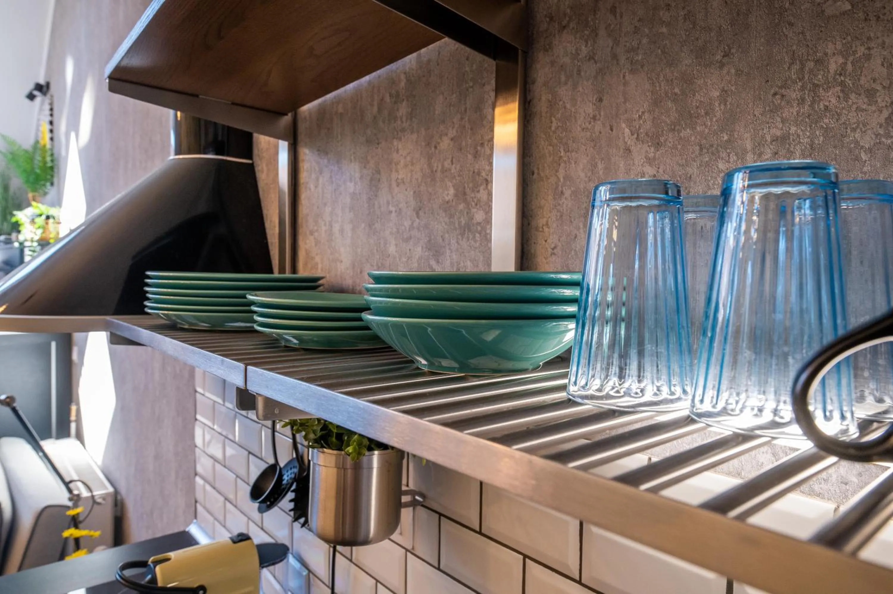 Kitchen or kitchenette in Palms Apartments Budapest