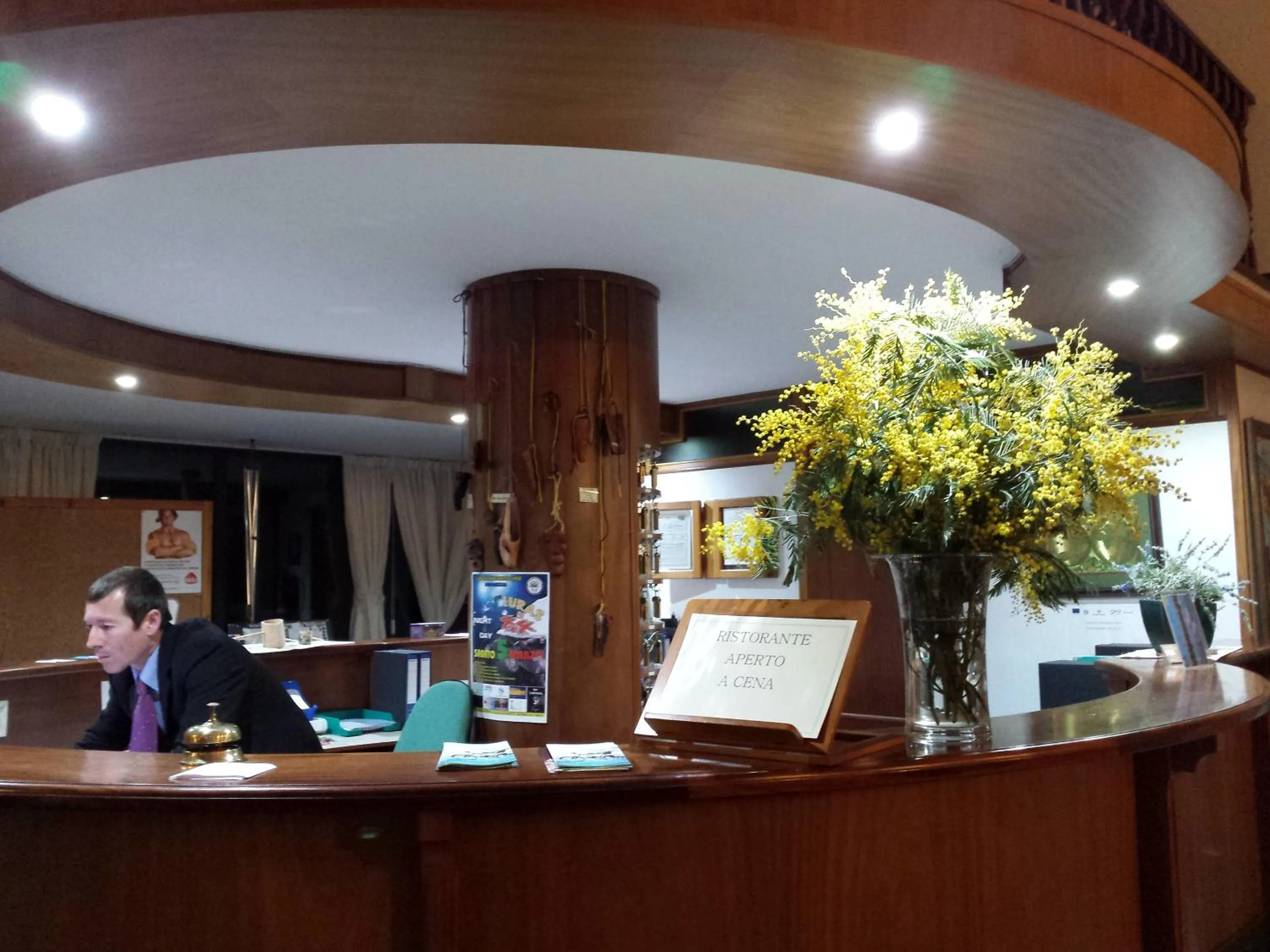 Lobby or reception in Pausania Inn