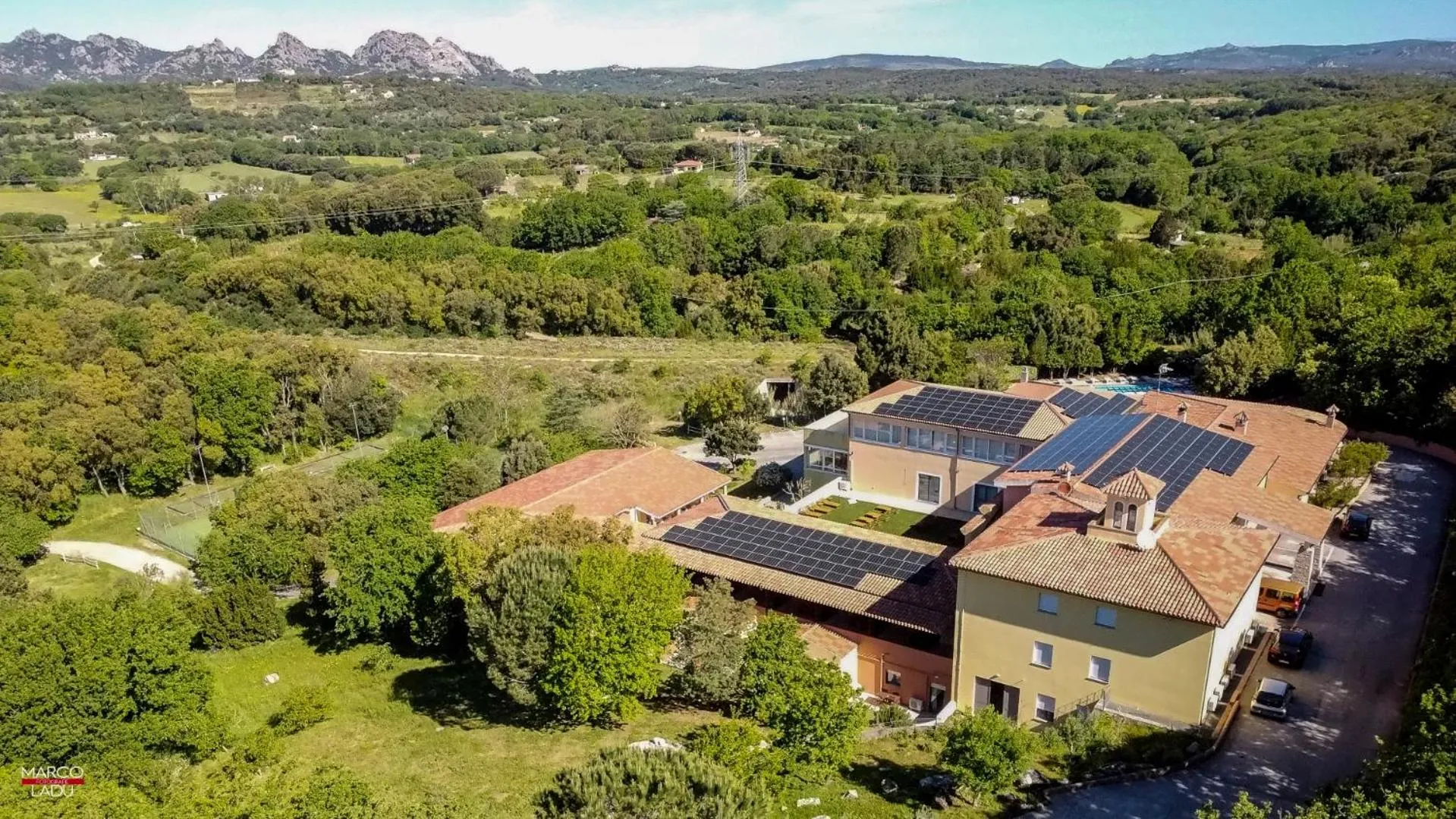 Bird's eye view in Pausania Inn