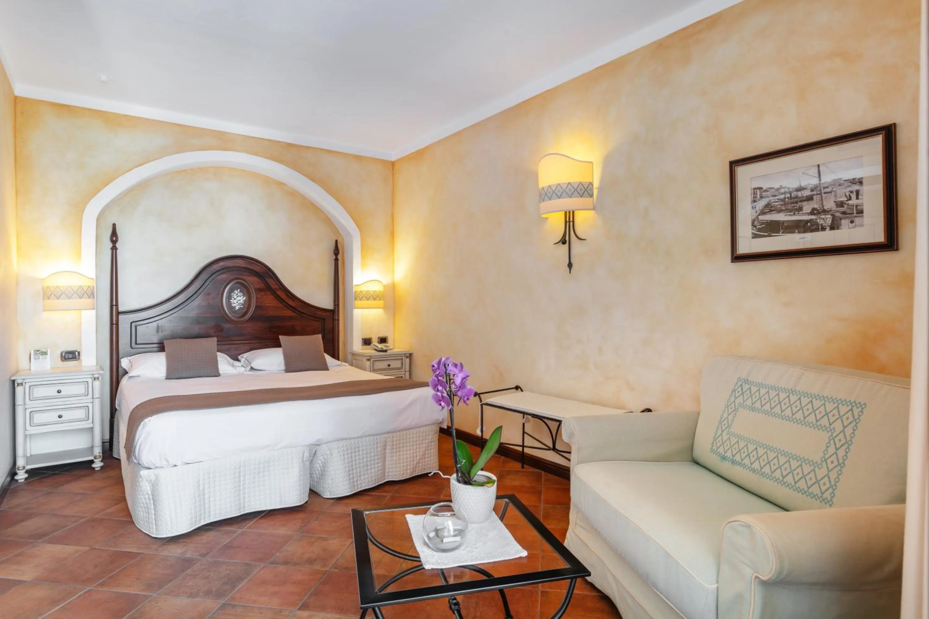 Photo of the whole room, Bed in La Vecchia Fonte Boutique Hotel