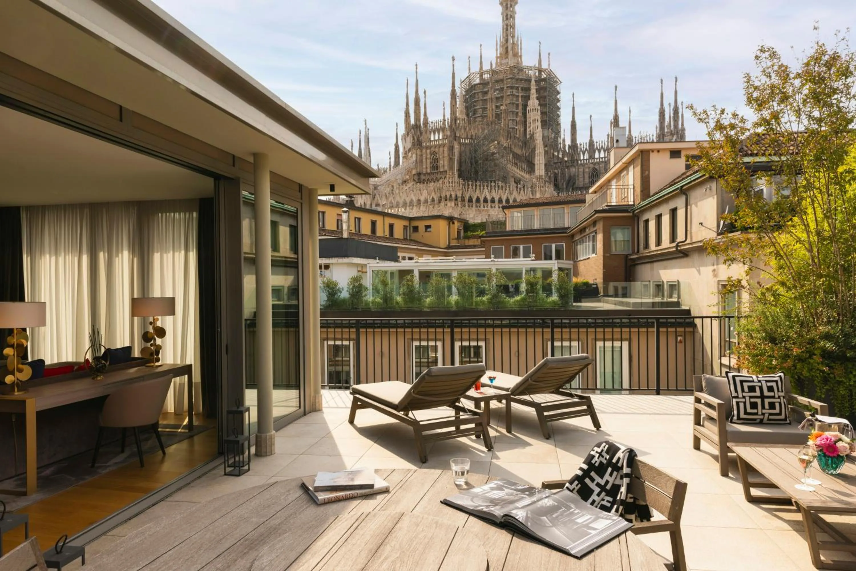 Bedroom in Rosa Grand Milano - Starhotels Collezione