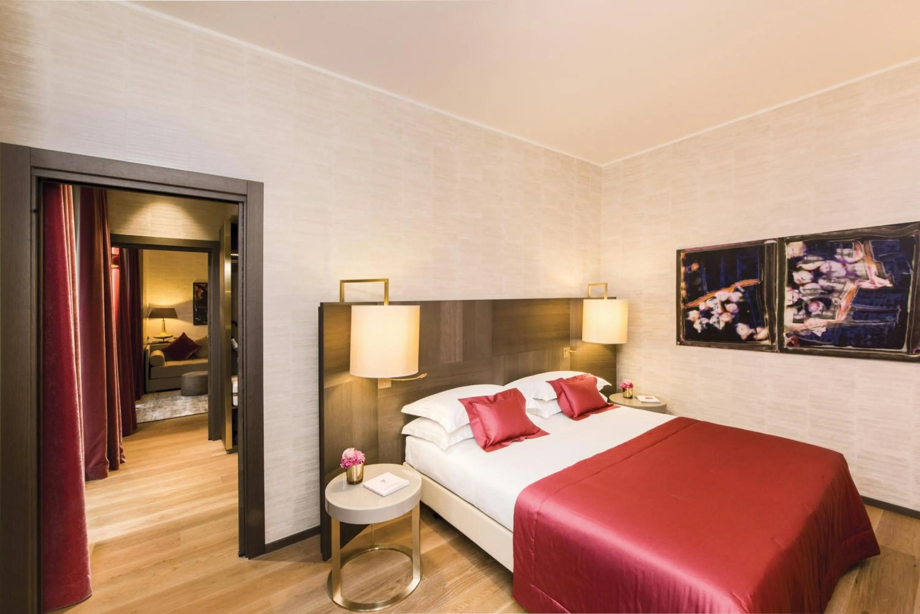 Photo of the whole room, Bed in Rosa Grand Milano - Starhotels Collezione