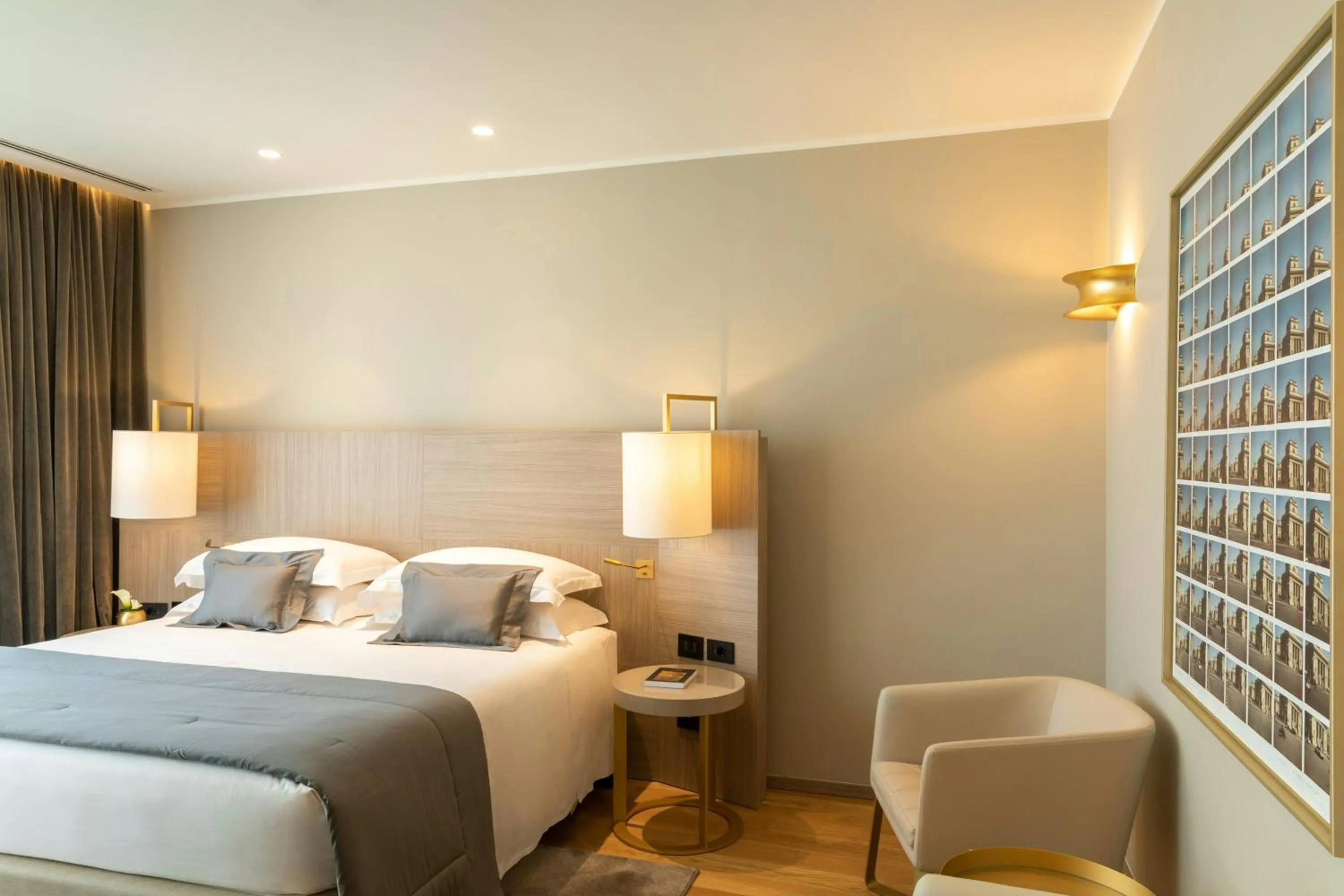 Photo of the whole room, Bed in Rosa Grand Milano - Starhotels Collezione