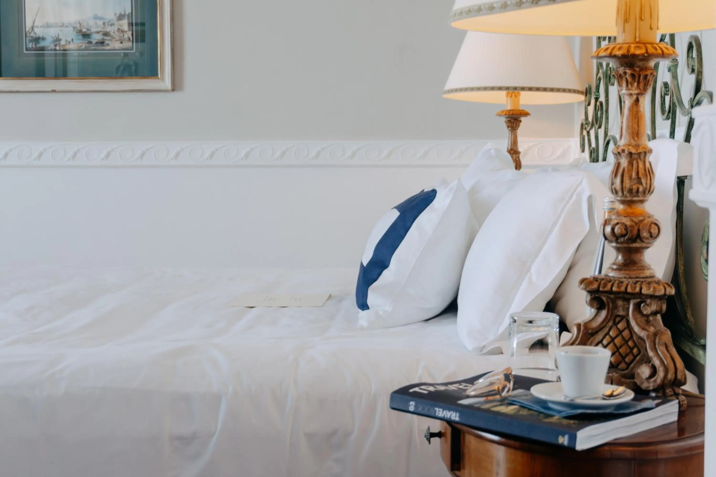 Bed in Hotel Caesar Augustus