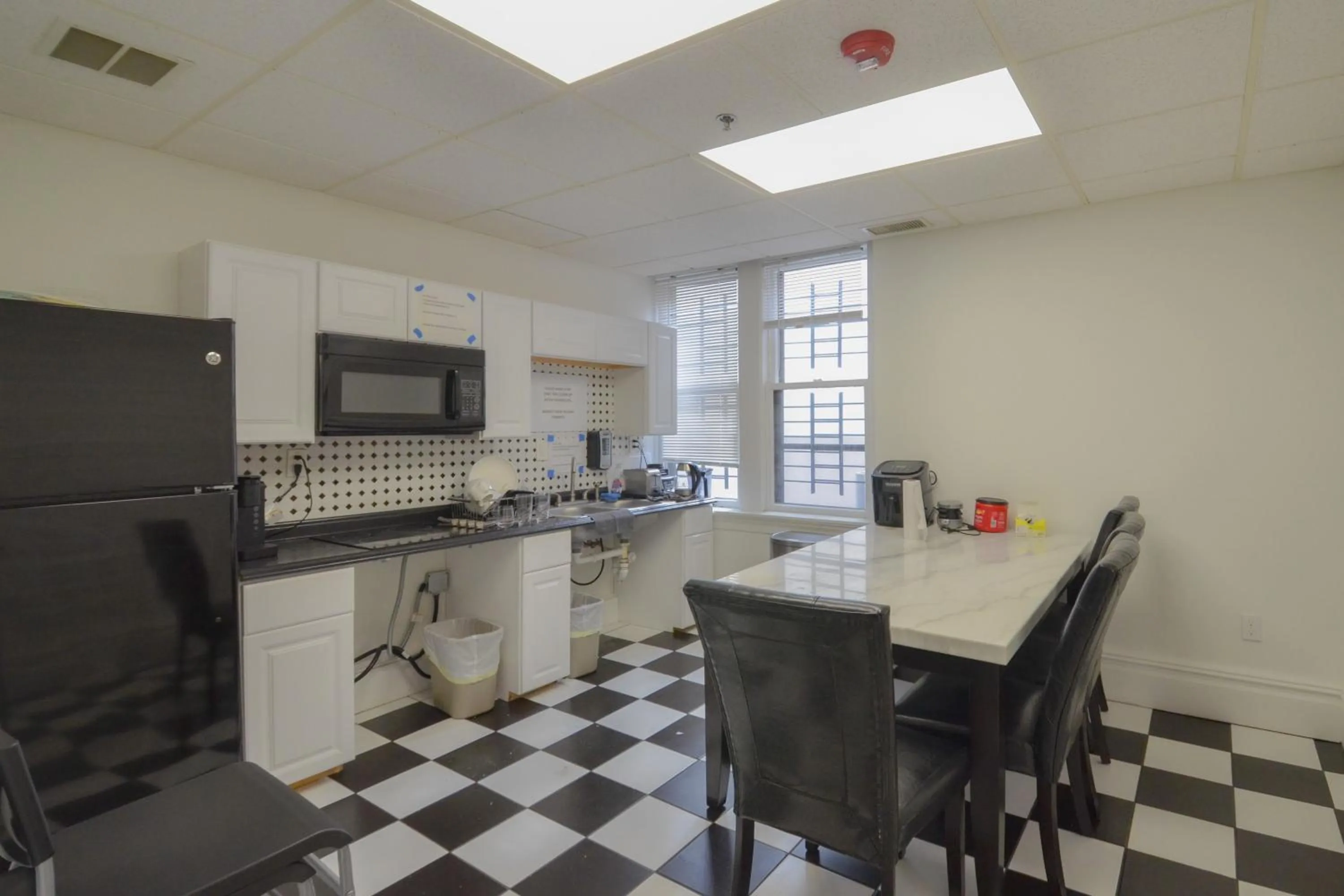 Communal kitchen in Michie House in College Hill