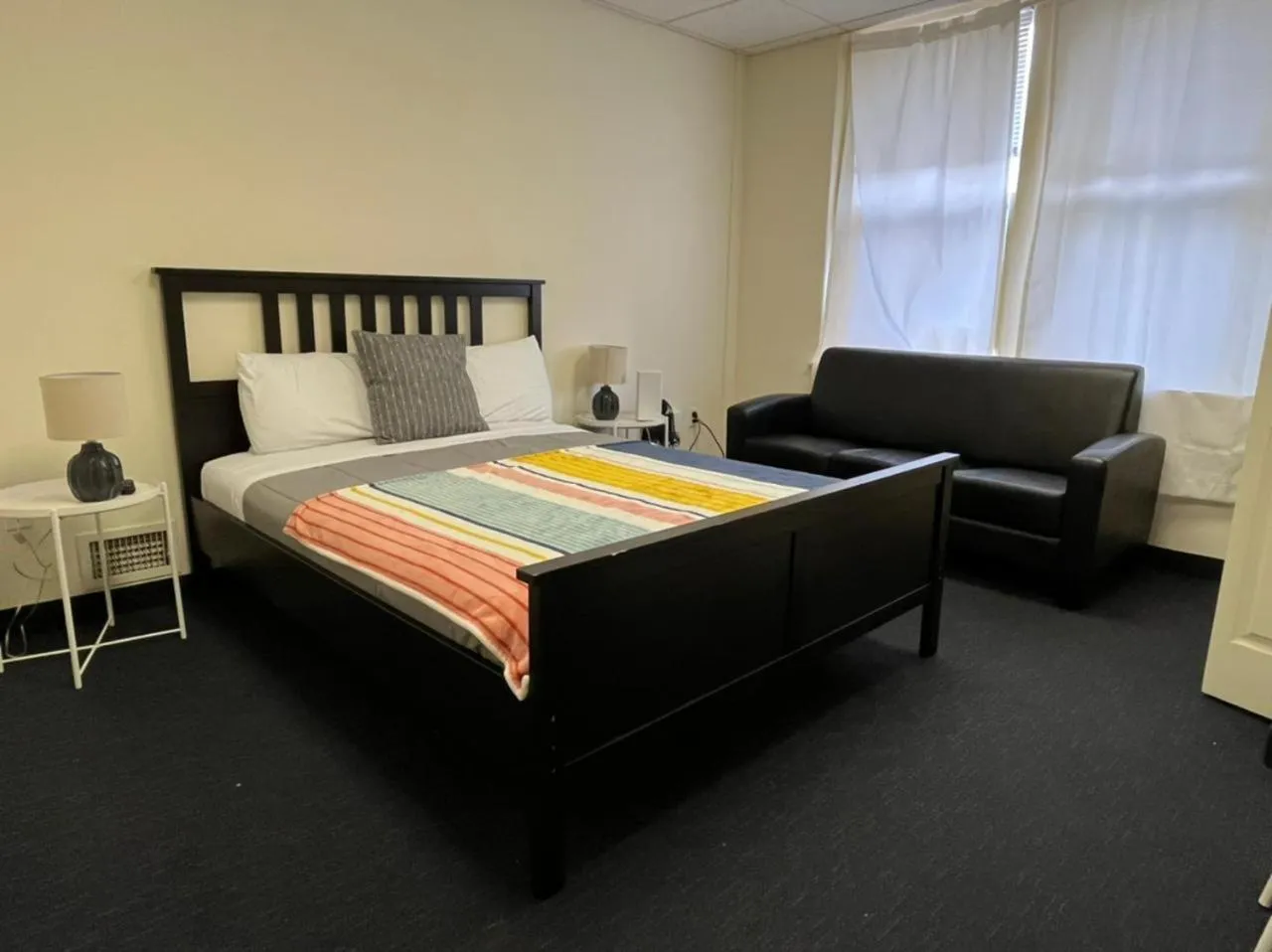 Bed in Michie House in College Hill