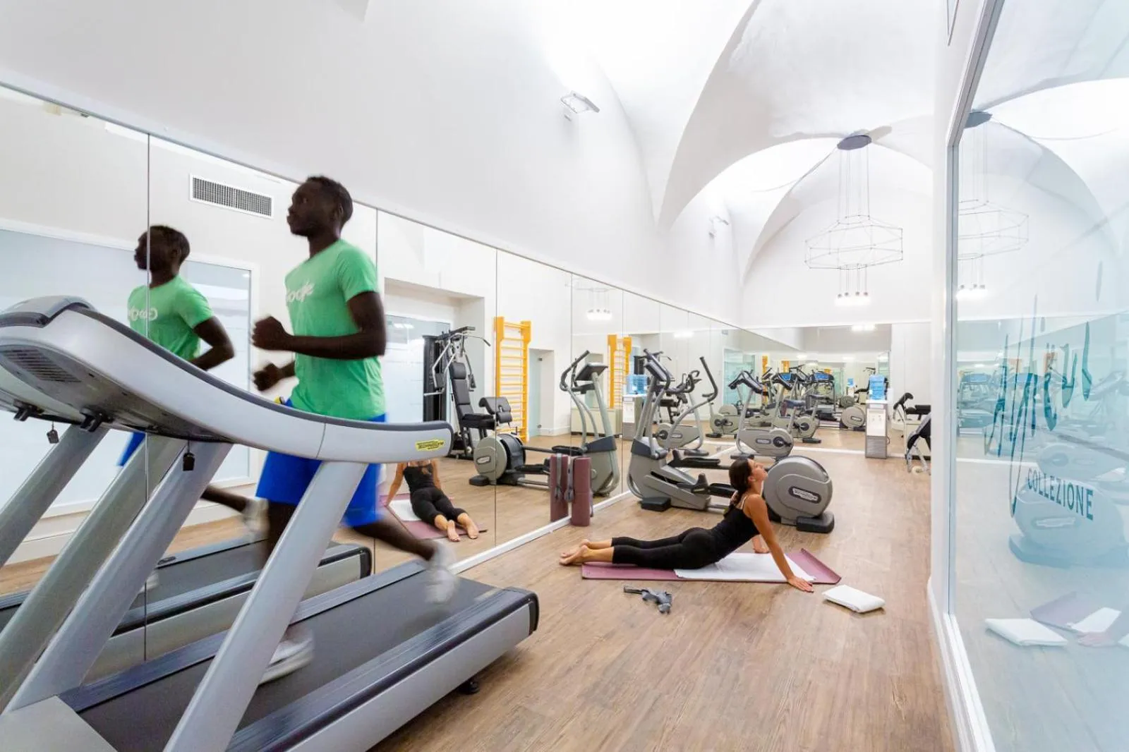 Fitness centre/facilities in Hotel Bretagna Heritage - Alfieri Collezione