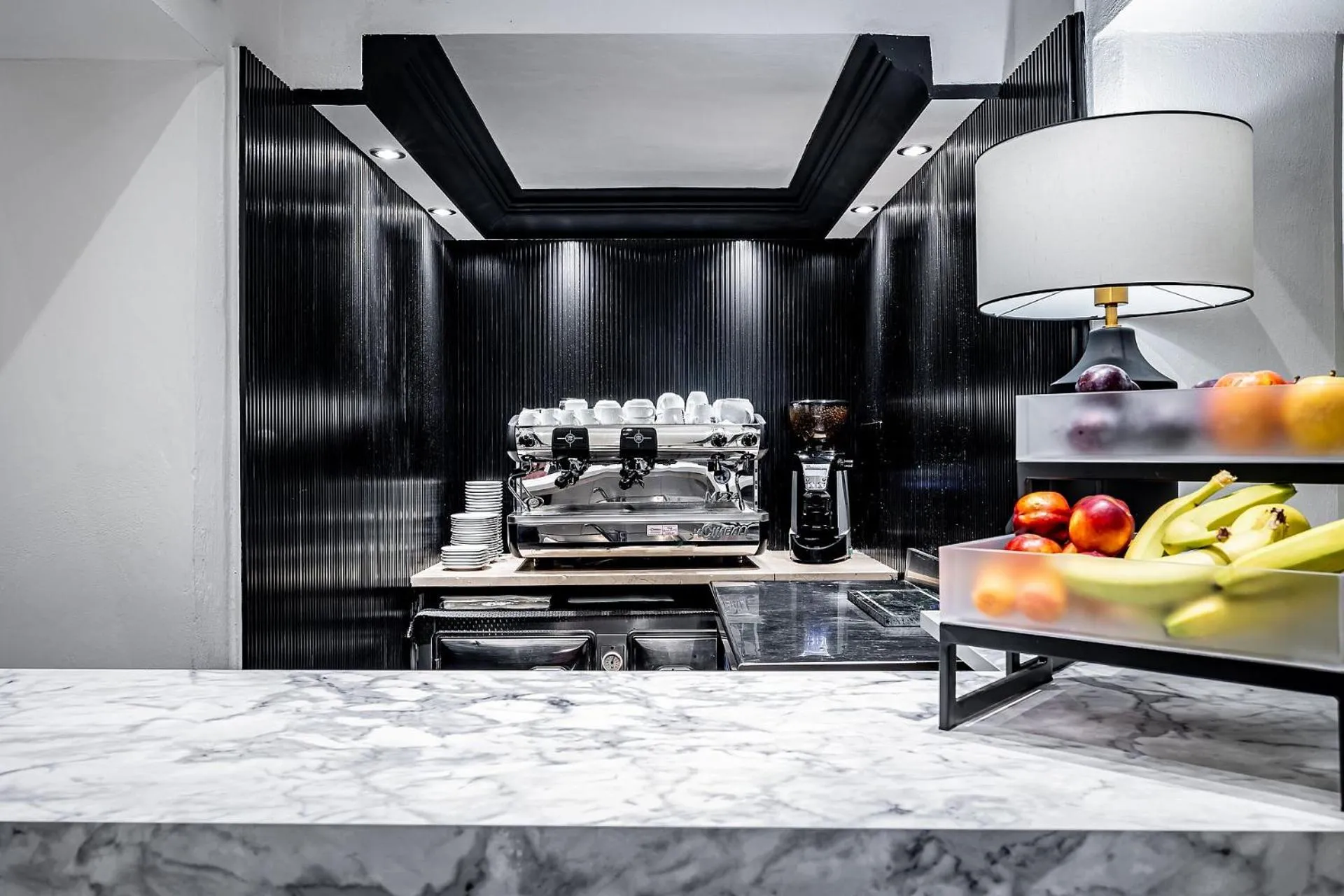 Kitchen or kitchenette in Hotel Ungherese Small Luxury Hotel