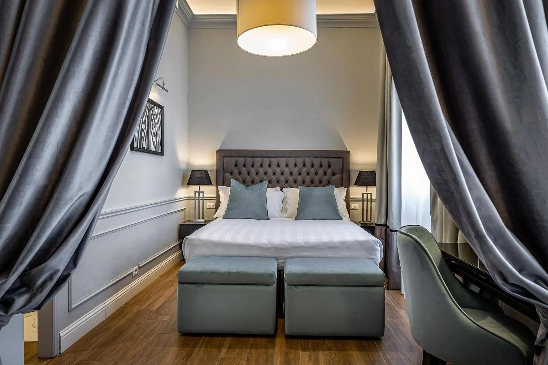 Bed in Hotel Ungherese Small Luxury Hotel