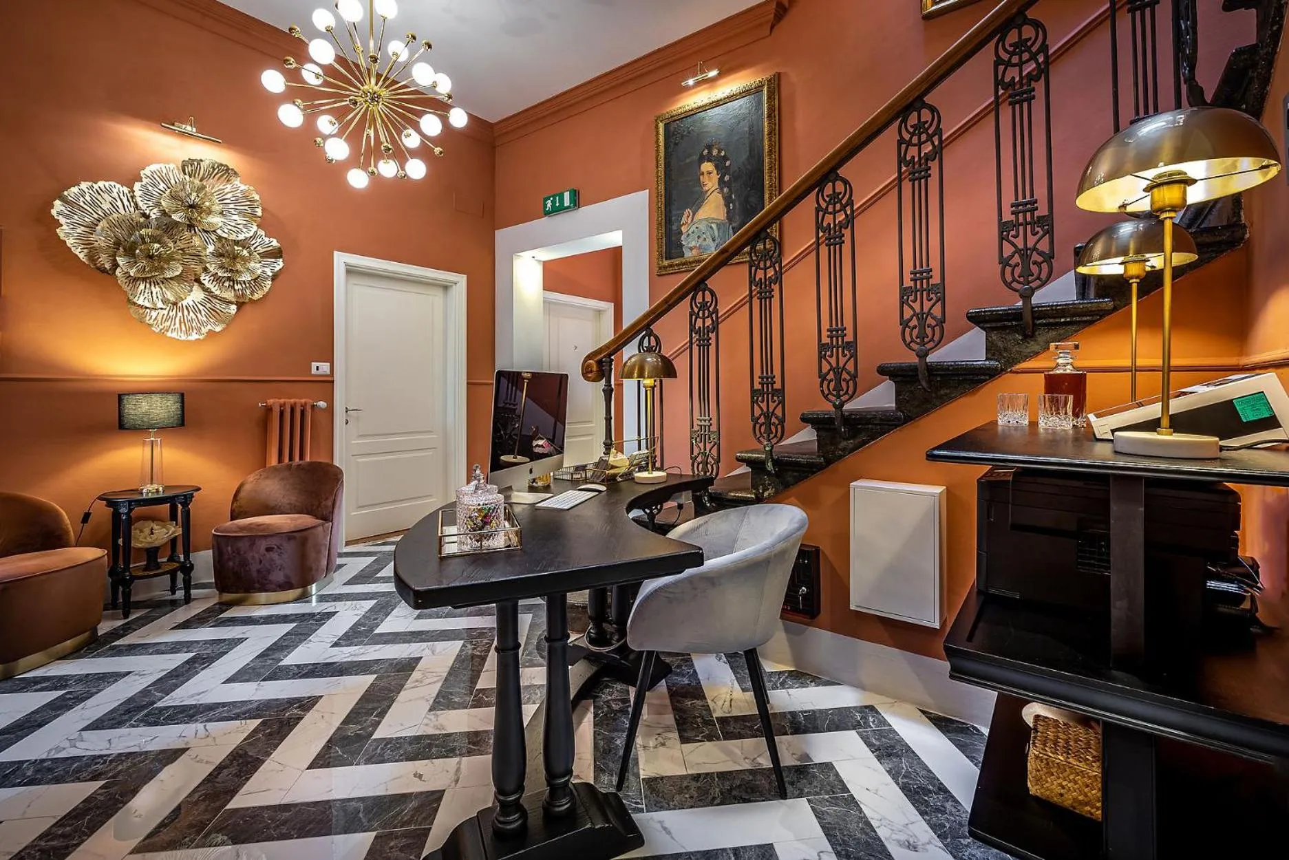 Lobby or reception in Hotel Ungherese Small Luxury Hotel