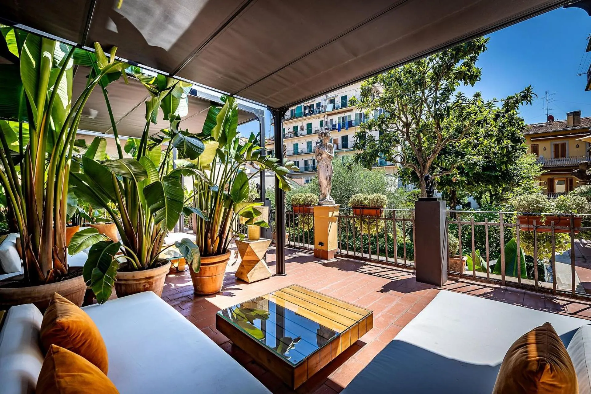 Patio in Hotel Ungherese Small Luxury Hotel