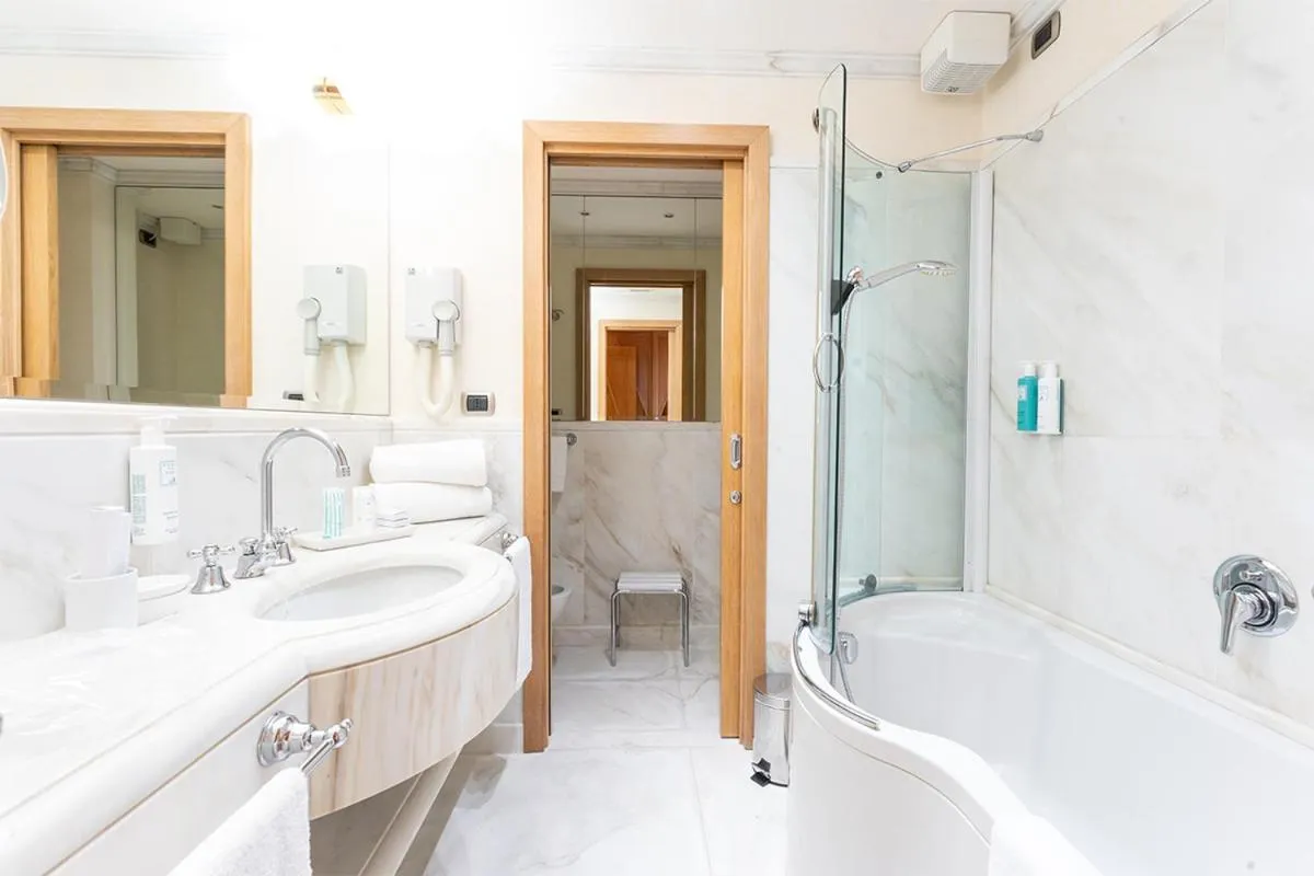 Bed in Park Hotel Villa Ariston