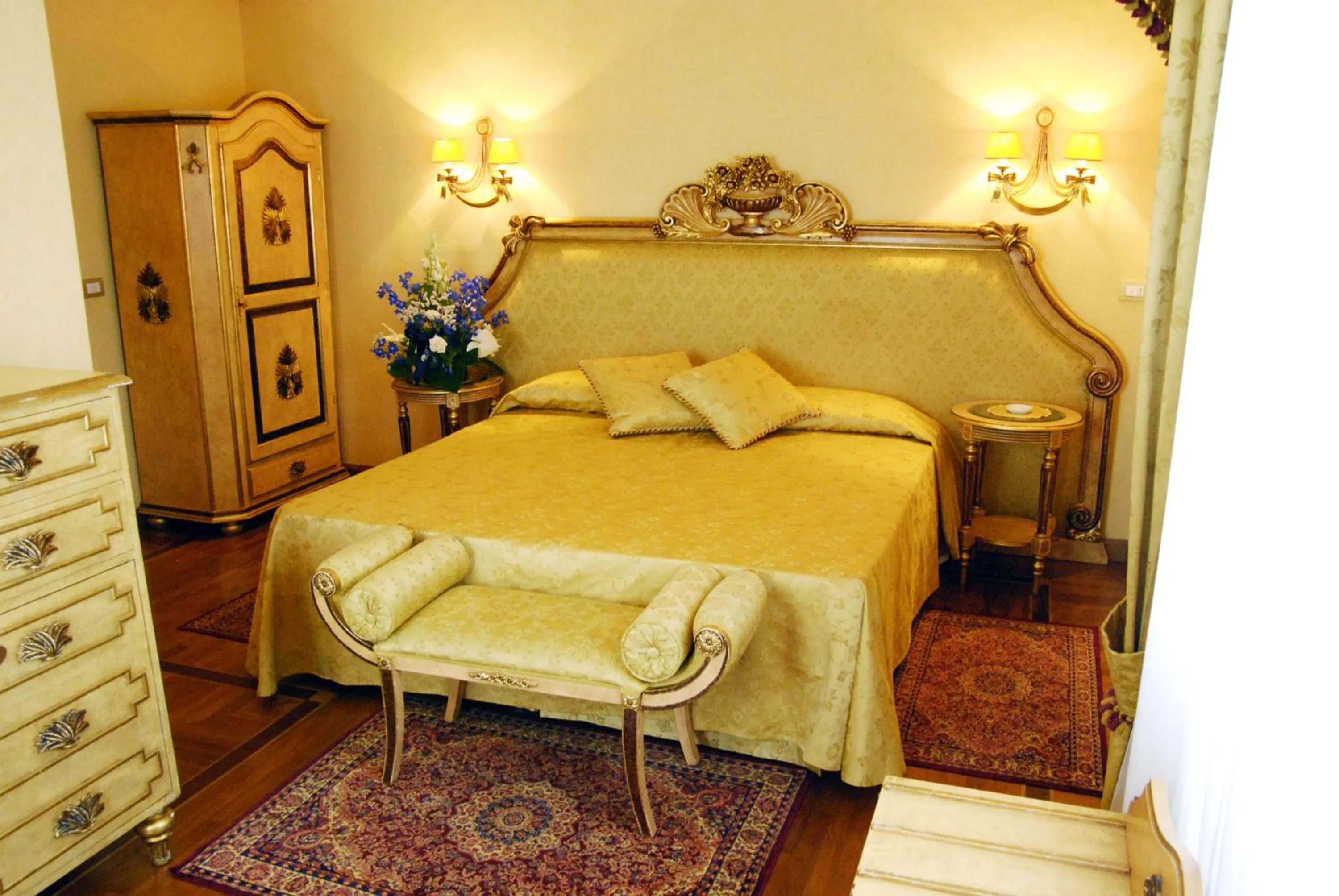 Bedroom, Bed in Park Hotel Villa Ariston