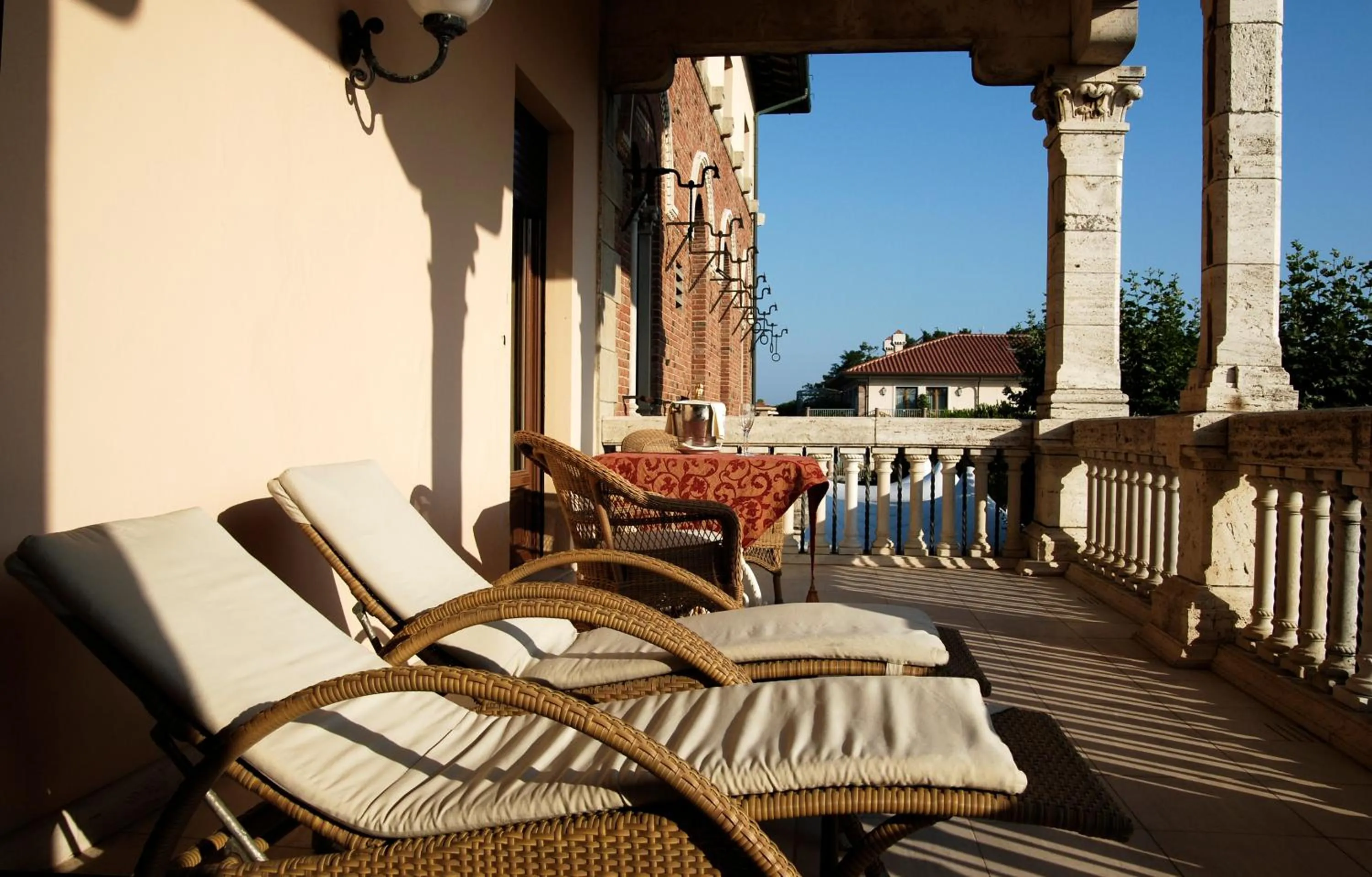 Balcony/Terrace in Park Hotel Villa Ariston