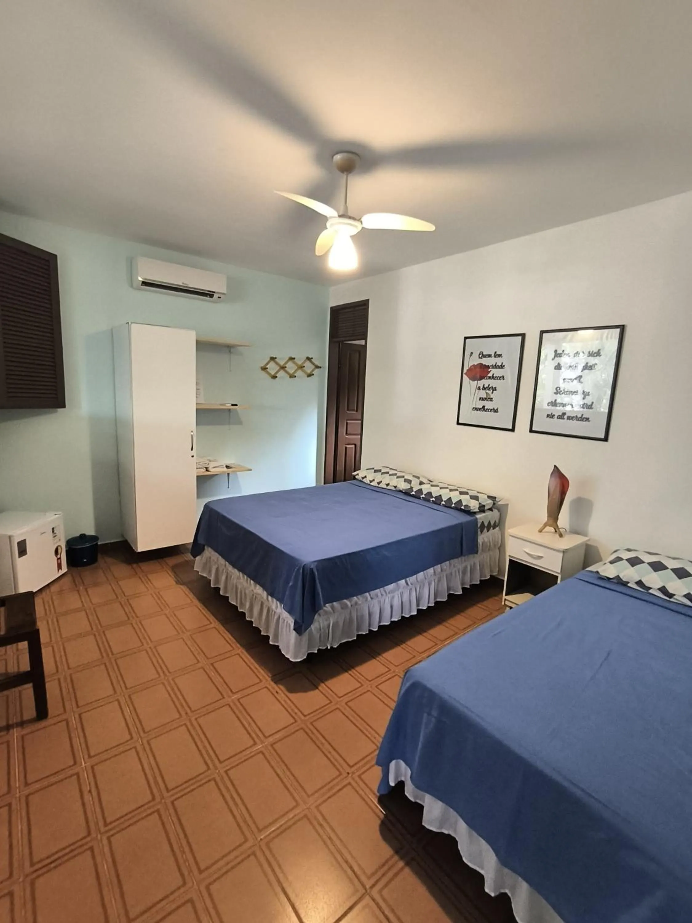 Bed in Pousada Casarão 2030