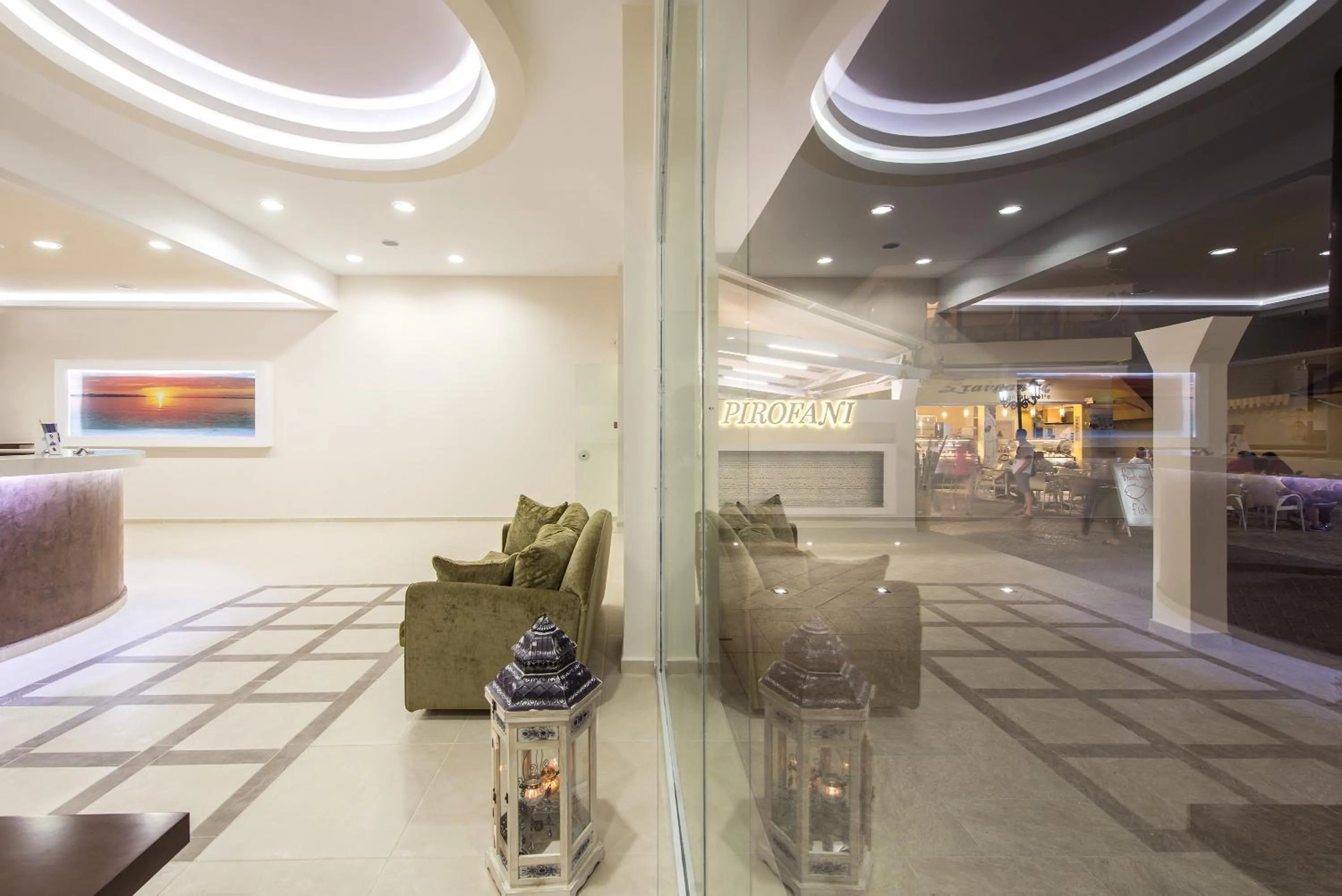 Lobby or reception in Pirofani