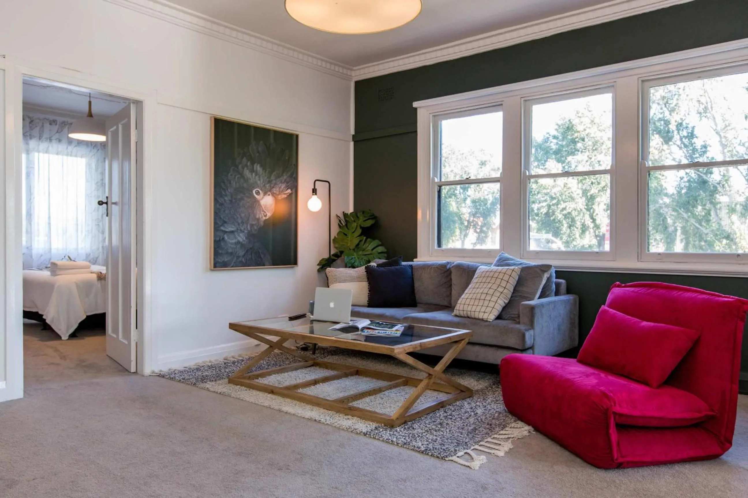 Living room in The Baylis Boutique Apartments