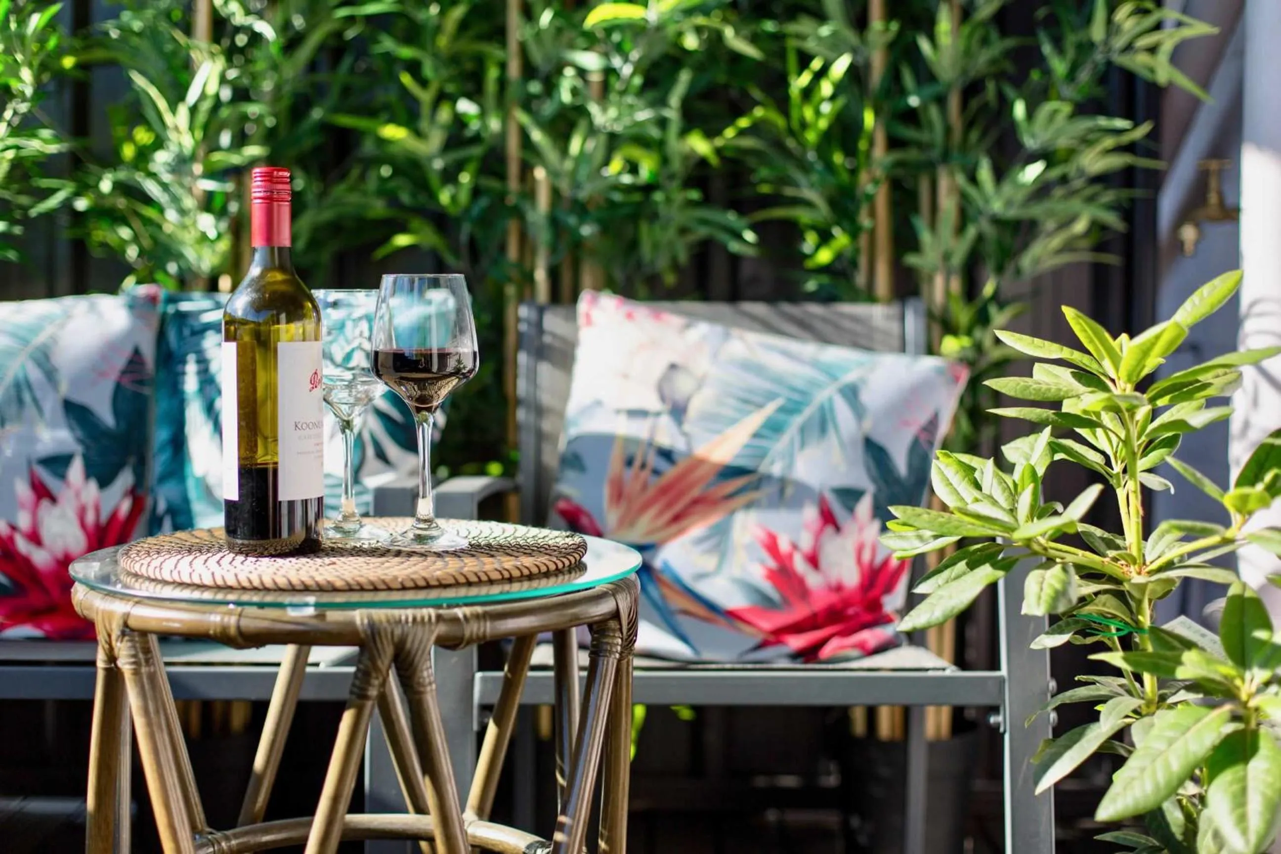 Patio in The Baylis Boutique Apartments