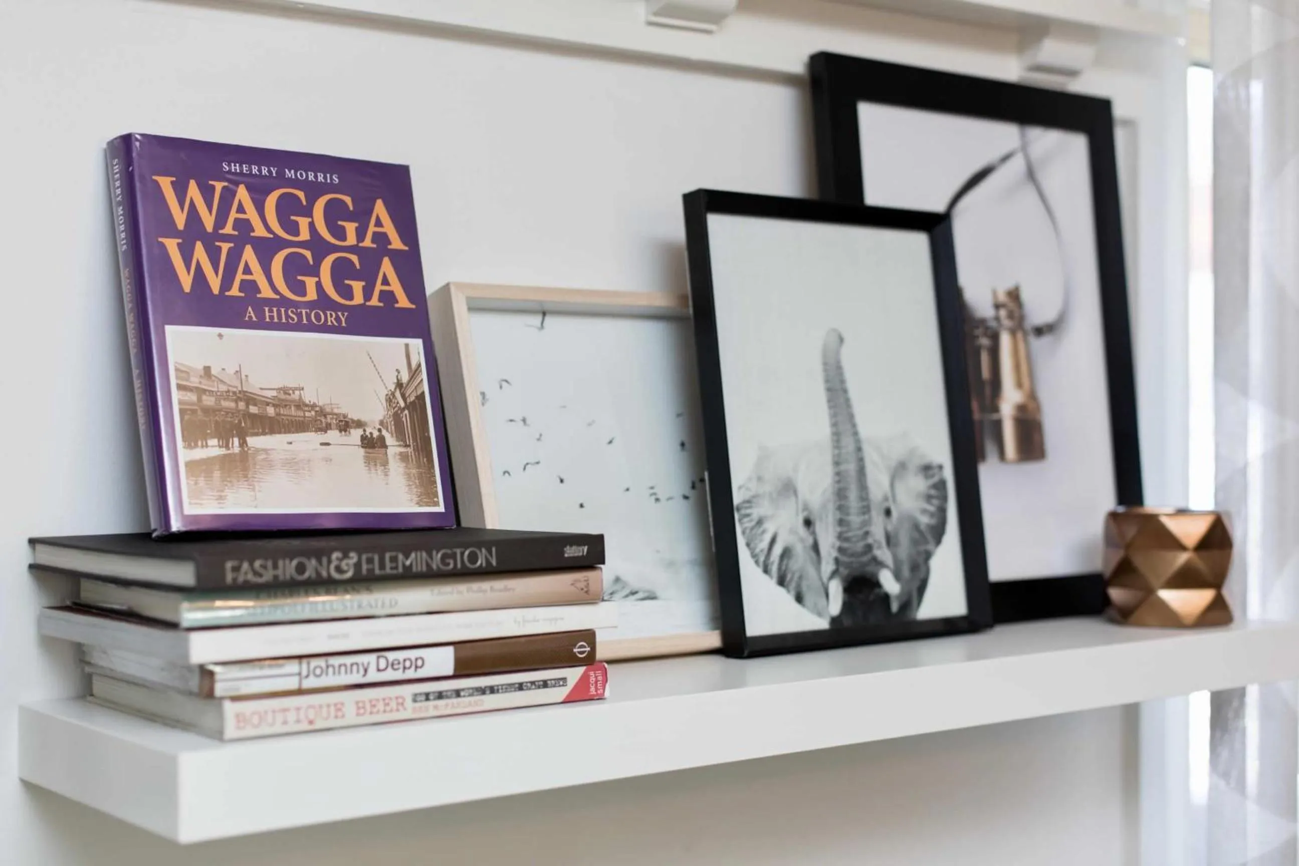 Library in The Baylis Boutique Apartments