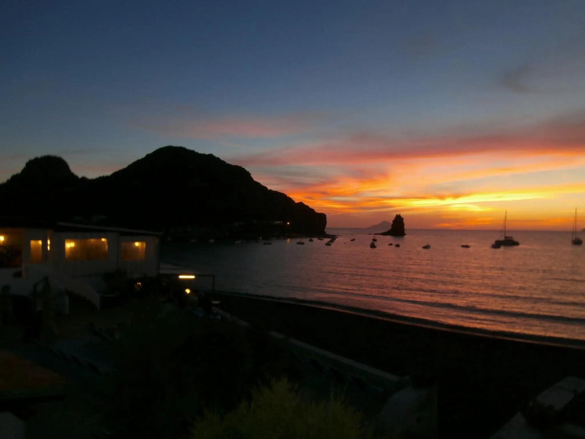 Sunset in Hotel Conti