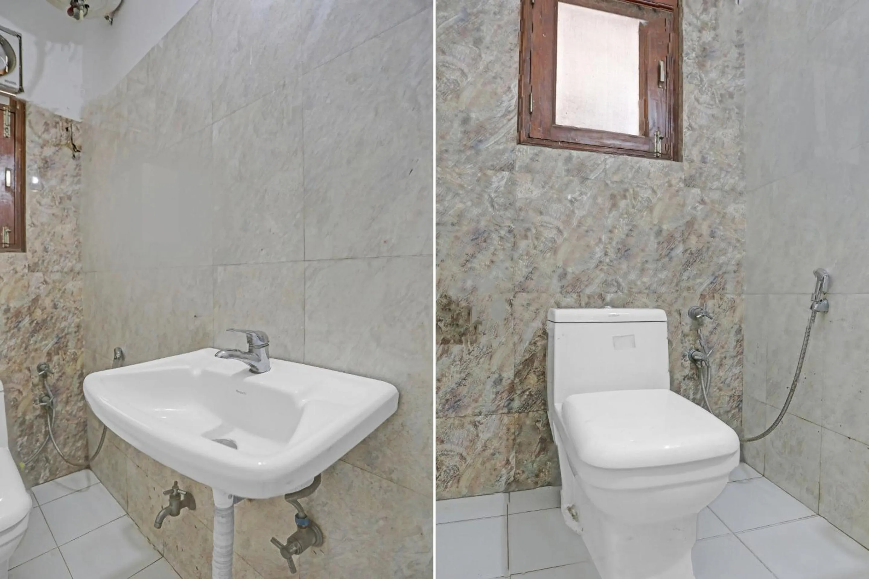 Bathroom in Hotel O Premium Stay Near Dlf Avenue Saket