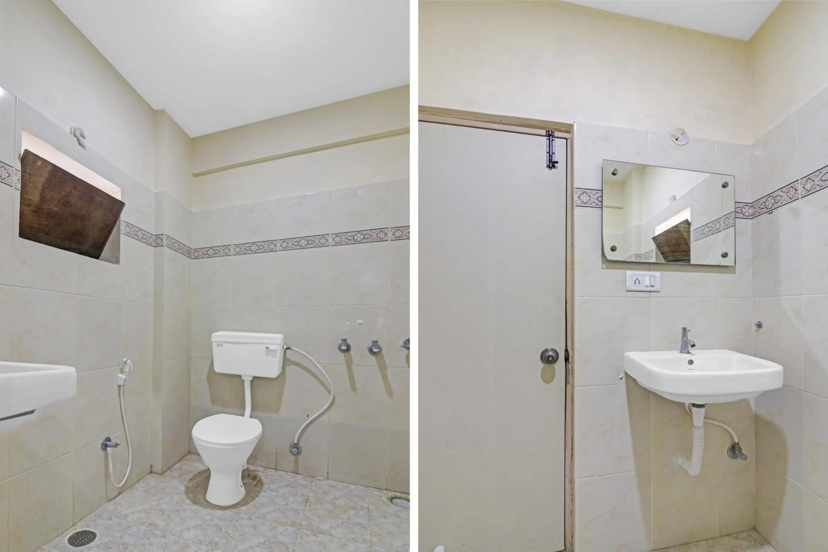 Bathroom in Hotel O Padmini Near Lakdikapool Metro Station