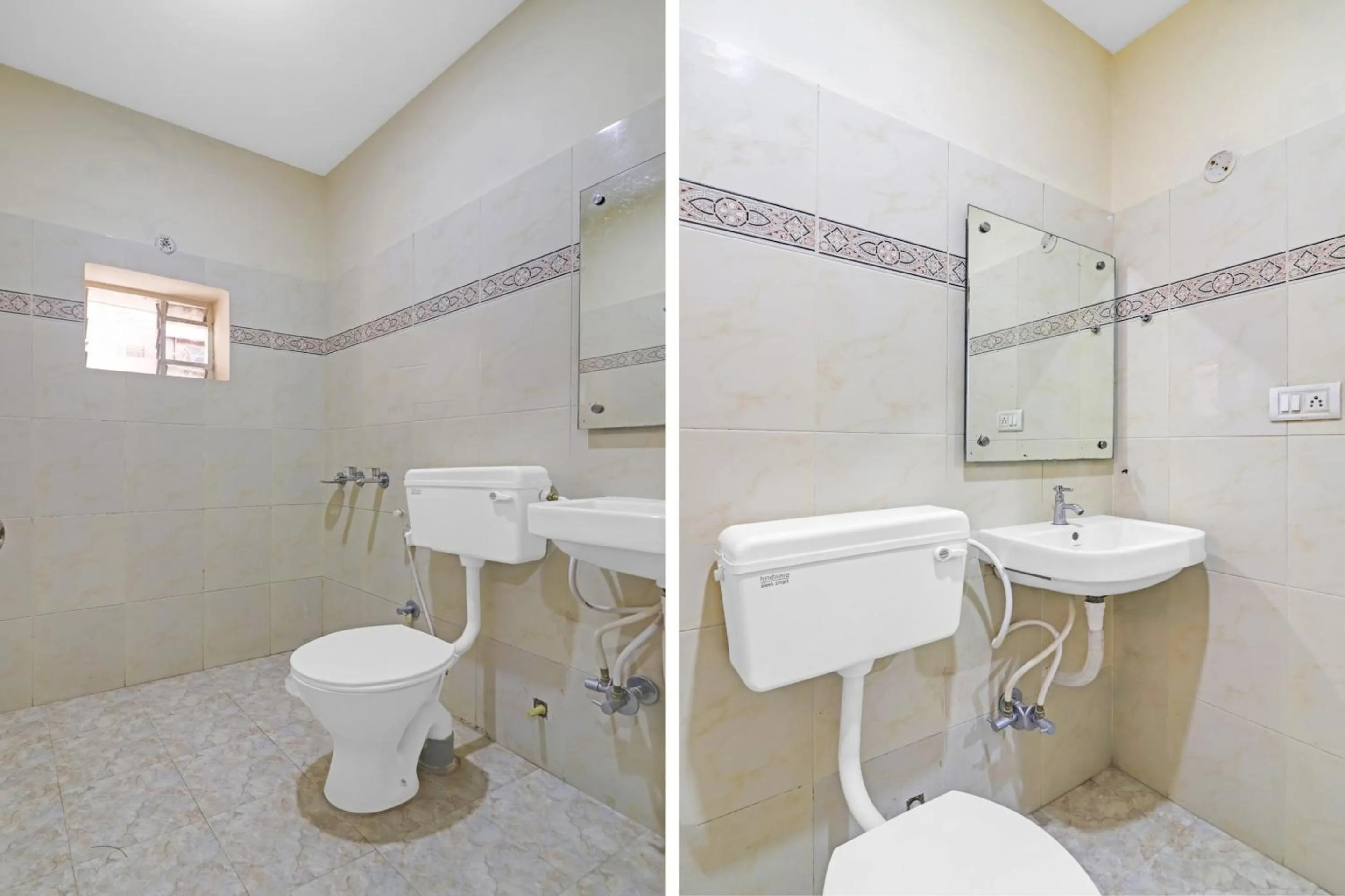 Bathroom in Hotel O Padmini Near Lakdikapool Metro Station