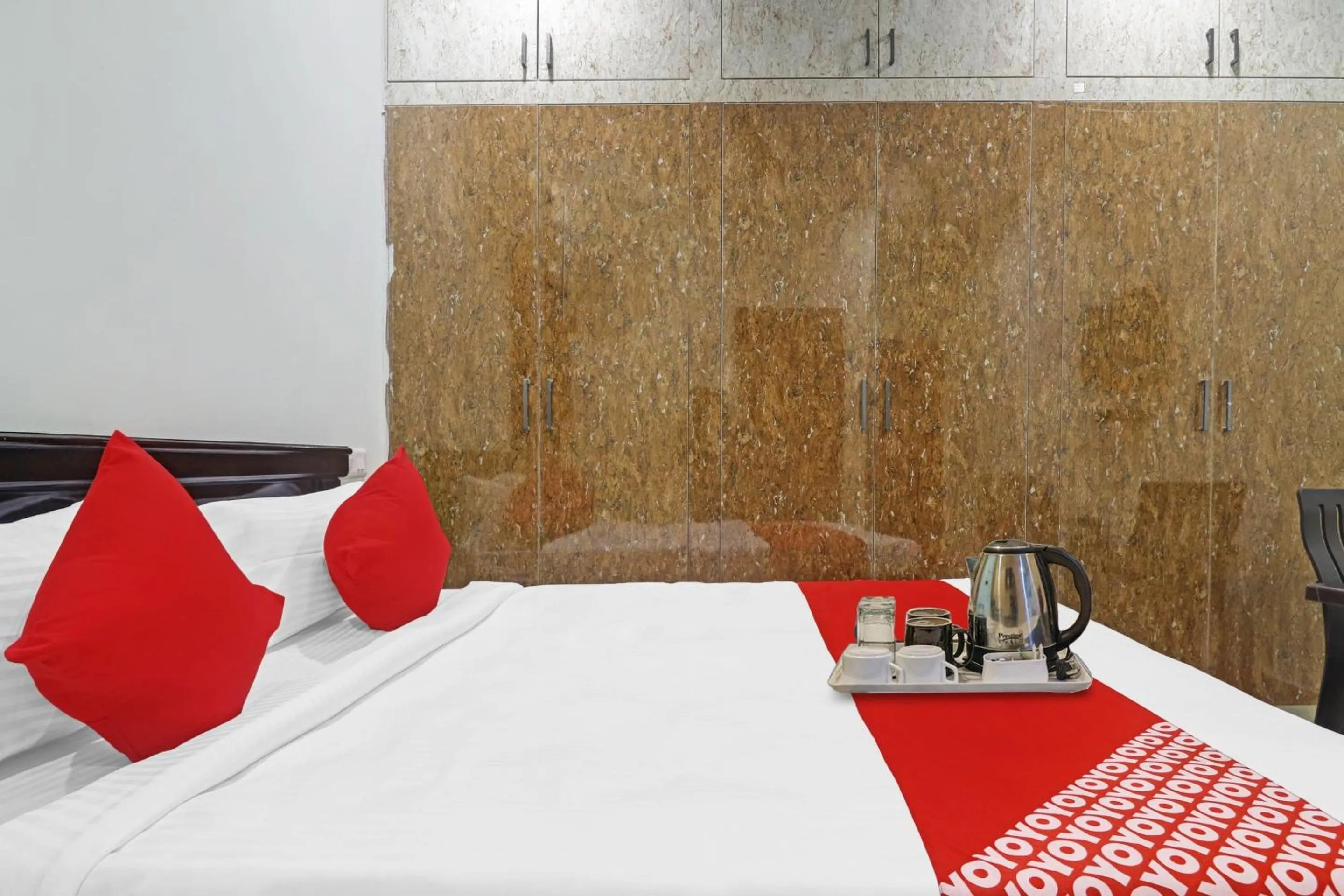 Bedroom, Bed in Hotel O Hanuma Residency