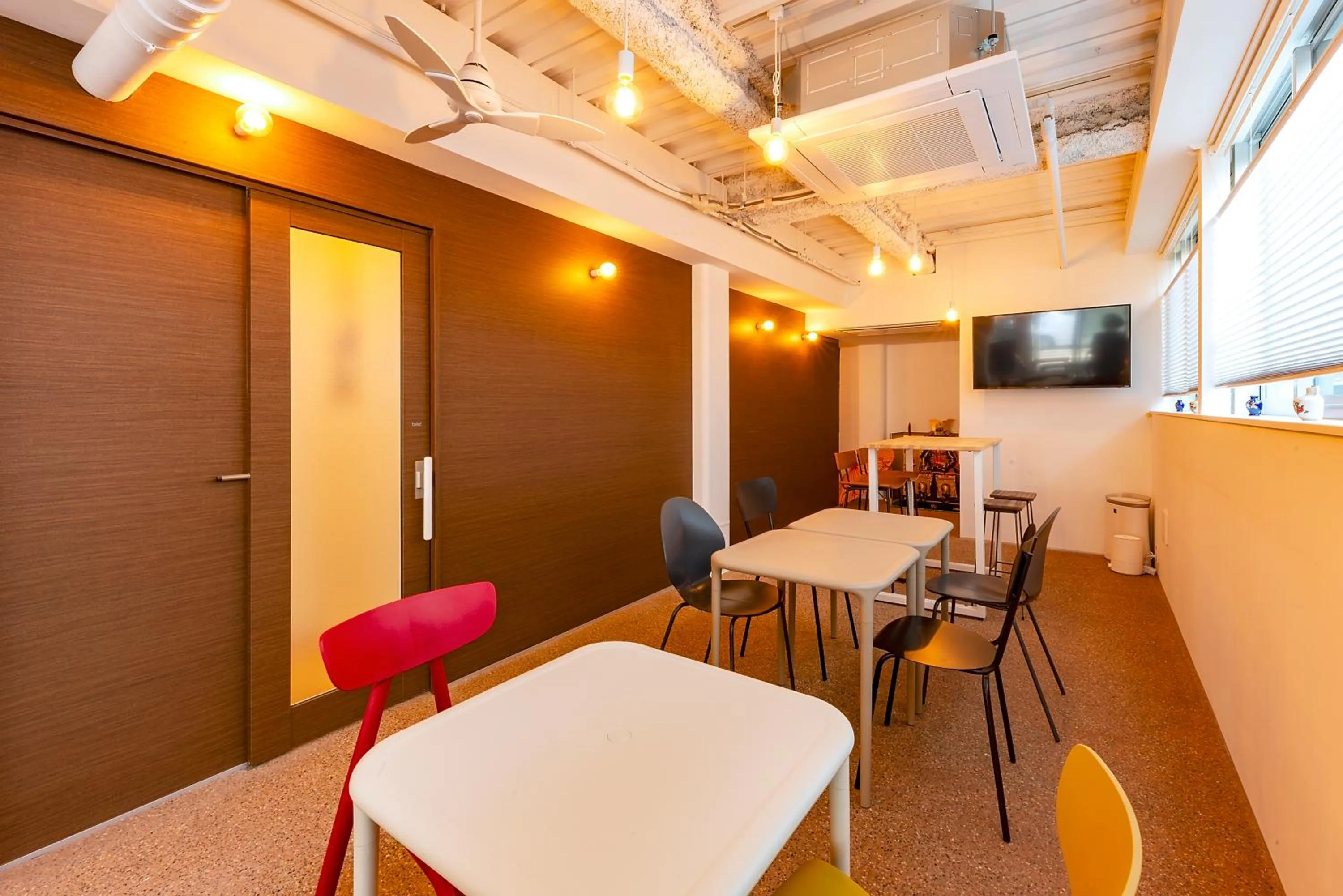 Lobby or reception in plat hostel keikyu kamakura wave